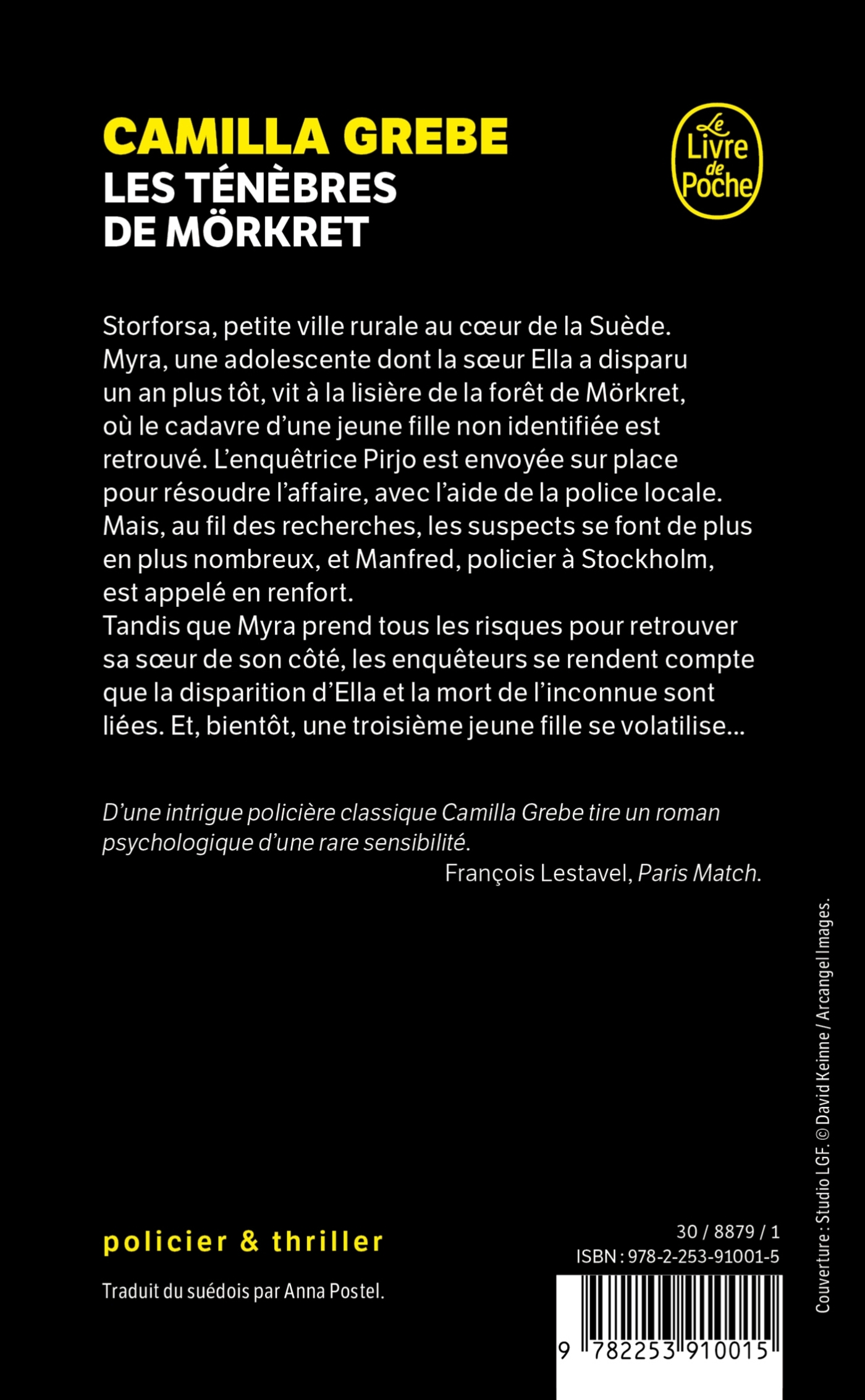 Les Ténèbres de Mörkret - Camilla Grebe - LGF