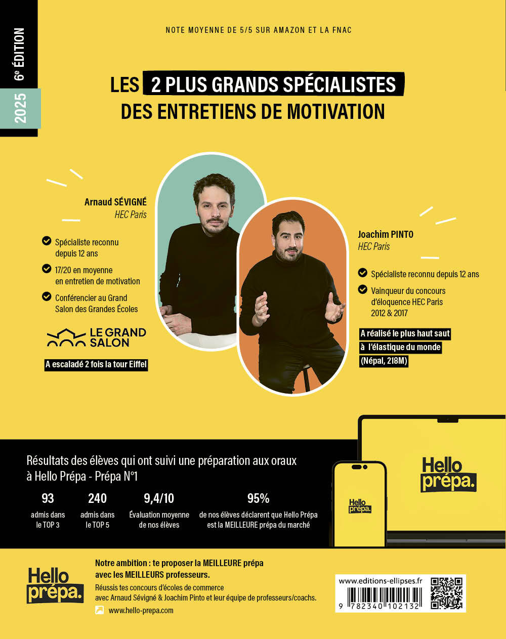 Le Manuel des entretiens de motivation « Prépa HEC » - Concours aux écoles de commerce - Joachim Pinto, Arnaud Sévigné - ELLIPSES