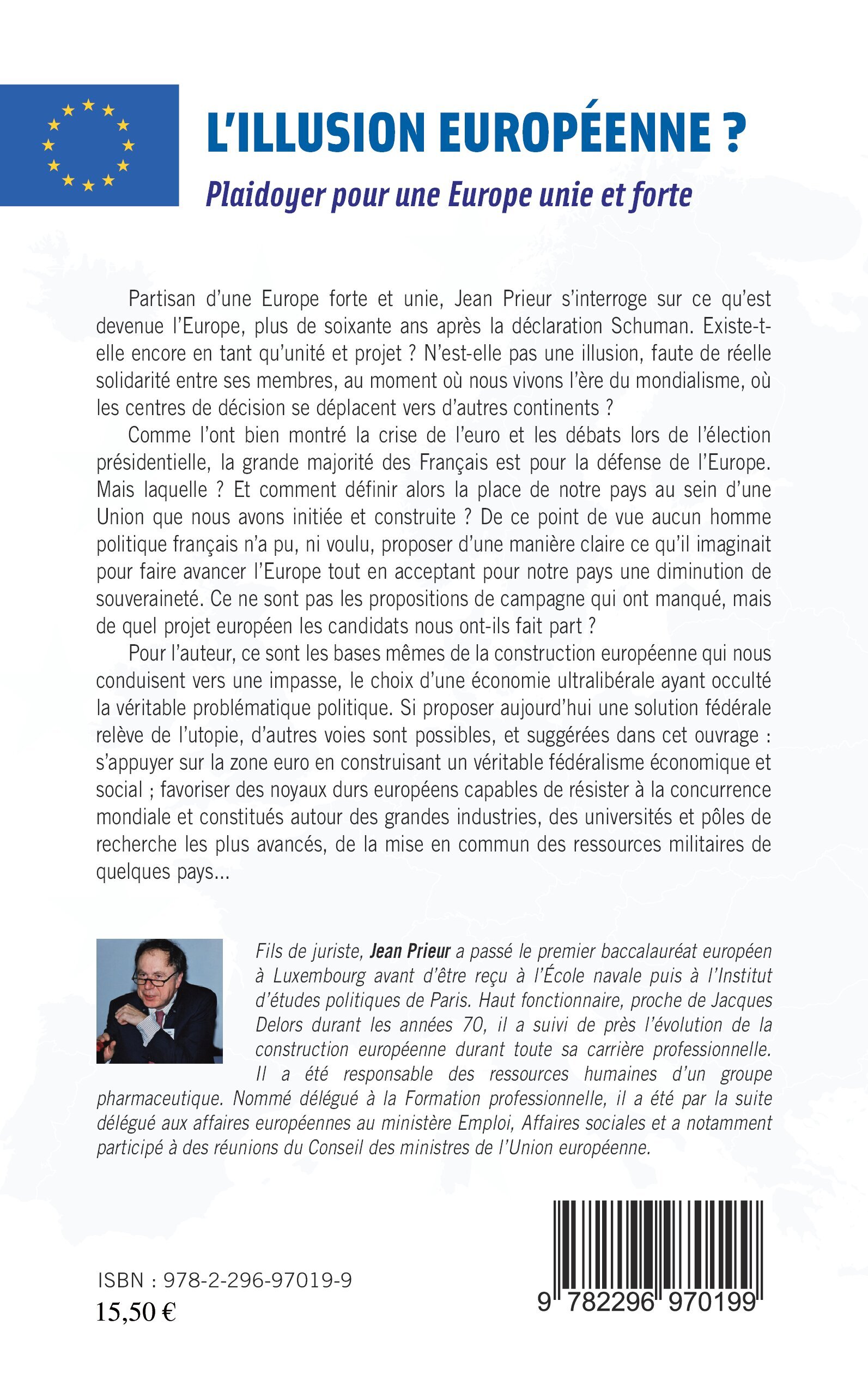 L'illusion européenne ? - Jean Prieur - L'HARMATTAN