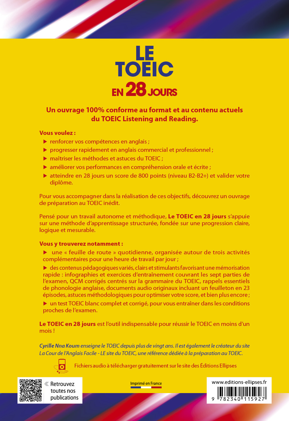 Le TOEIC en 28 jours - Cyrille Nna Koum - ELLIPSES