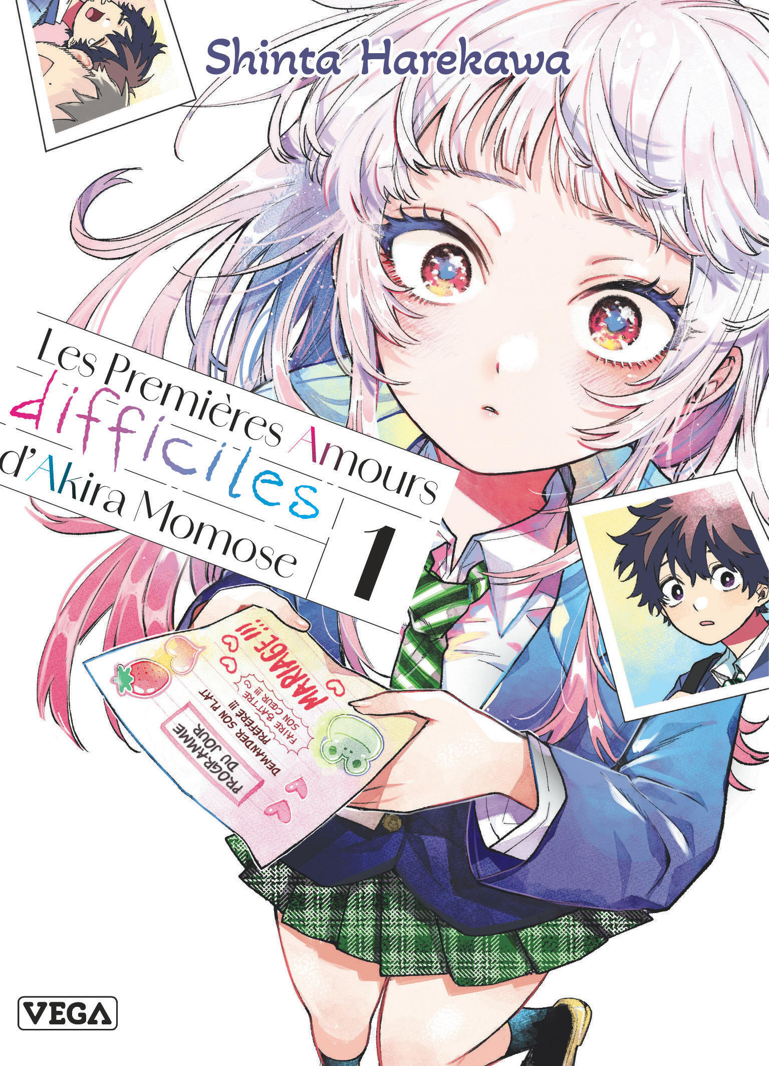 Les Premières amours difficiles d'Akira Momose - Tome 1 -  Harekawa Shinta - VEGA DUPUIS