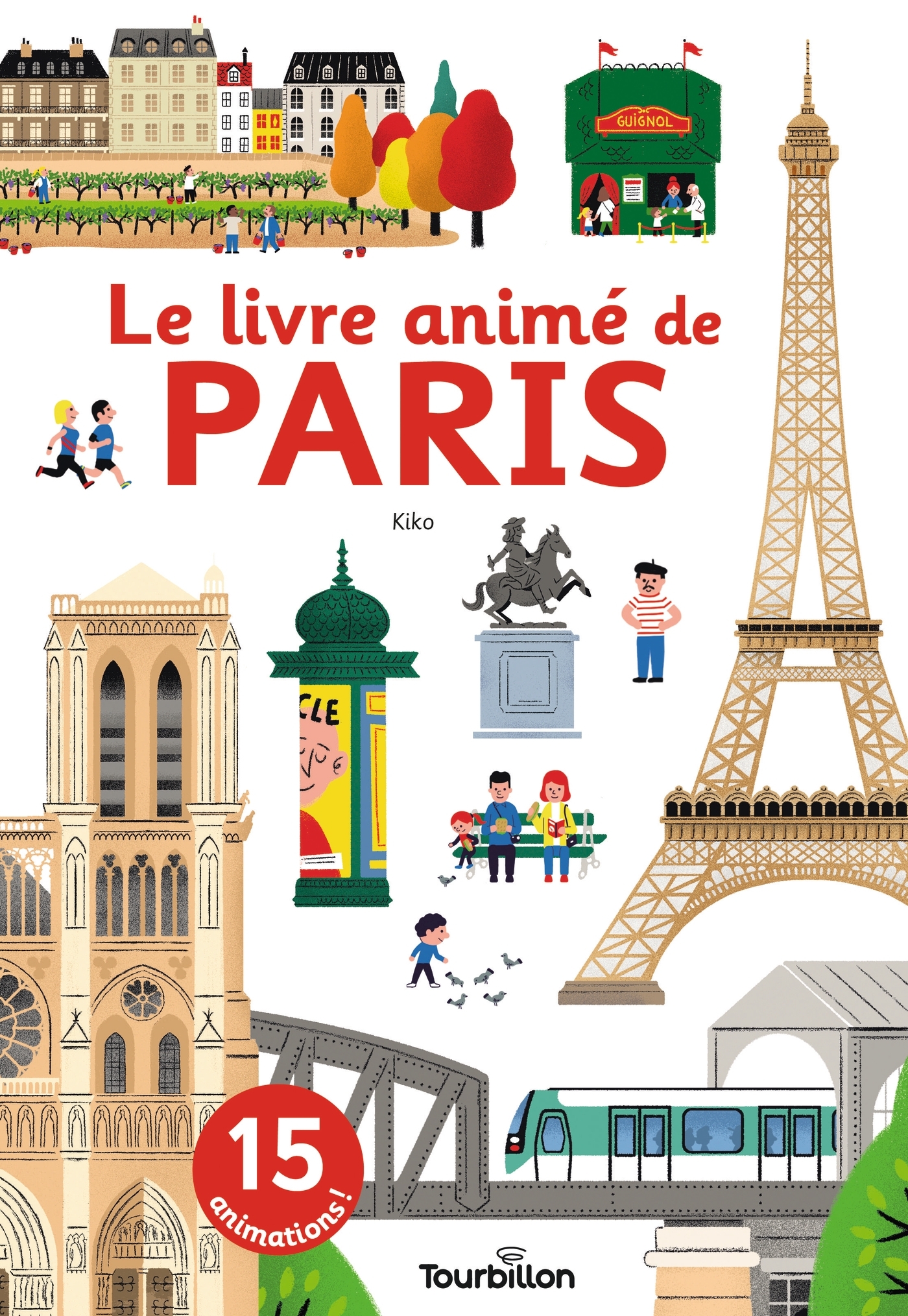 Le livre animé de Paris - KIKO - TOURBILLON