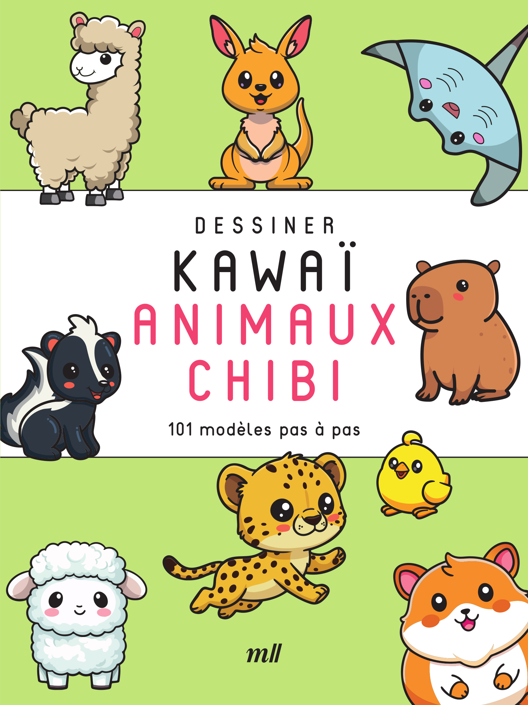 Dessiner kawaï - Animaux chibi -  Collectif - MERCILESLIVRES