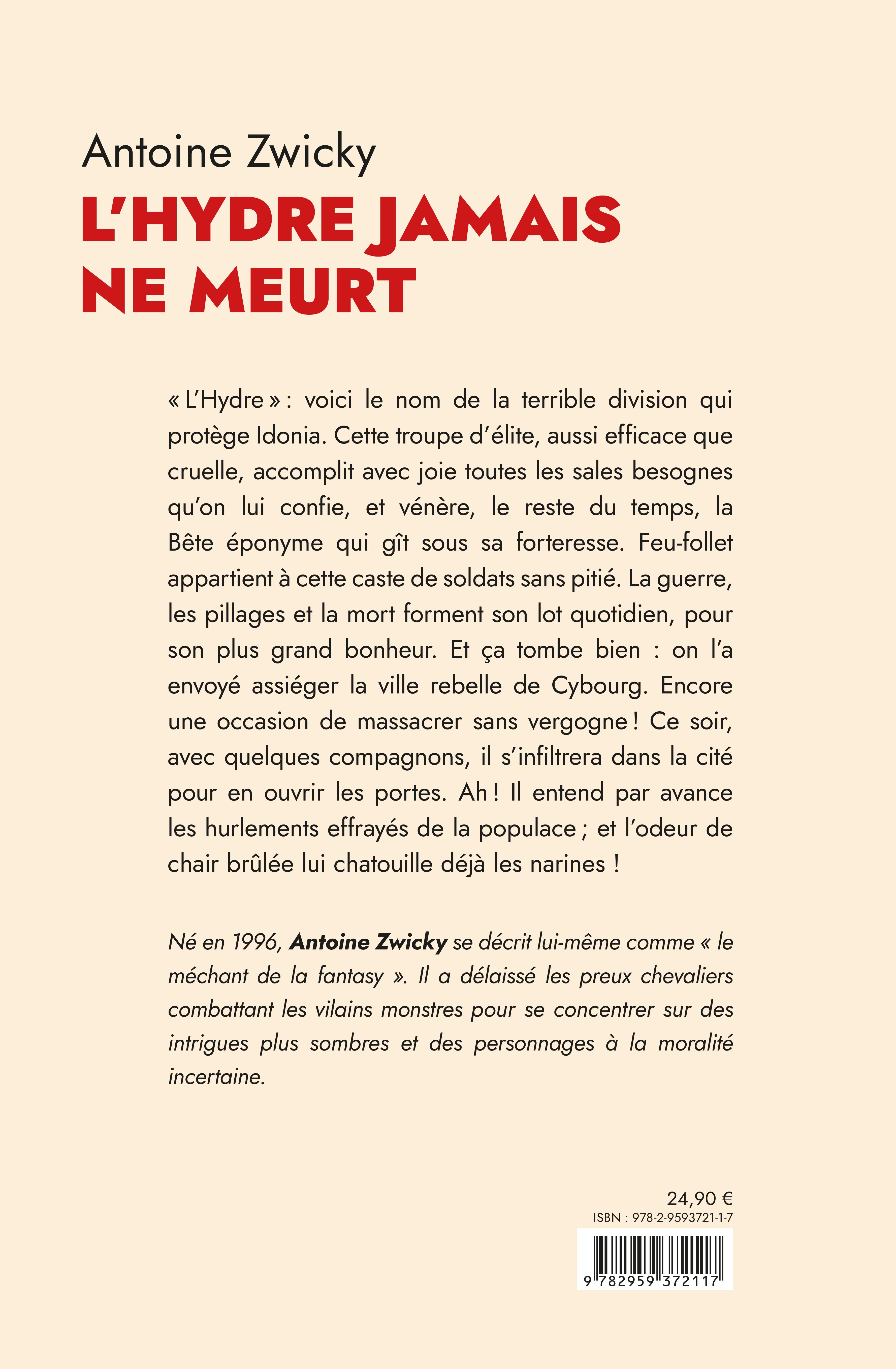 L'Hydre jamais ne meurt - Antoine Zwicky - LA GIBERNE