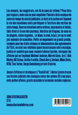 Black music justice - Fabrice Epstein - MANUFACTURE LIV