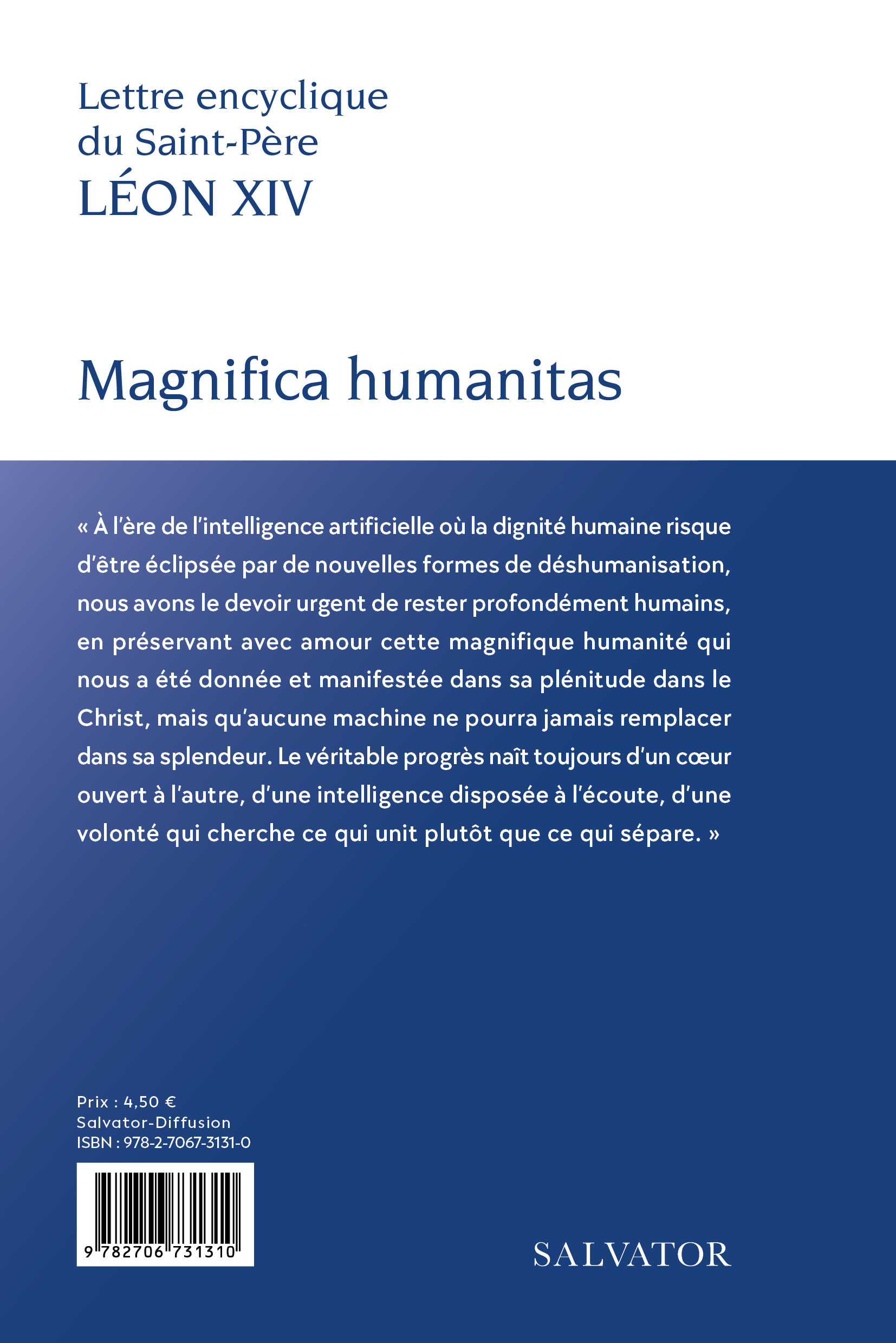 Magnifica humanitas - Léon  XIV - SALVATOR