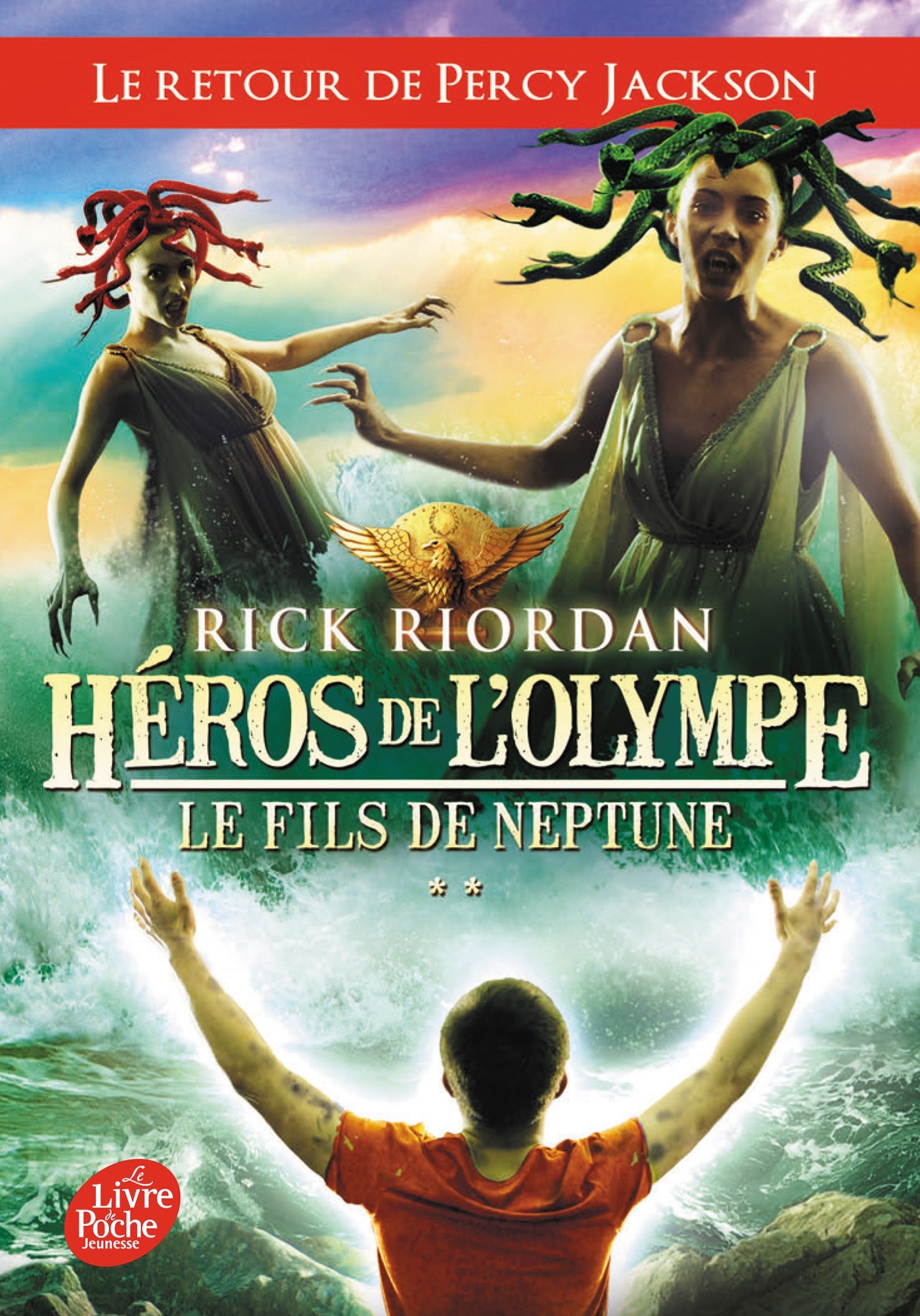 Héros de l'Olympe - Tome 2 - Le fils de Neptune - Rick Riordan - POCHE JEUNESSE