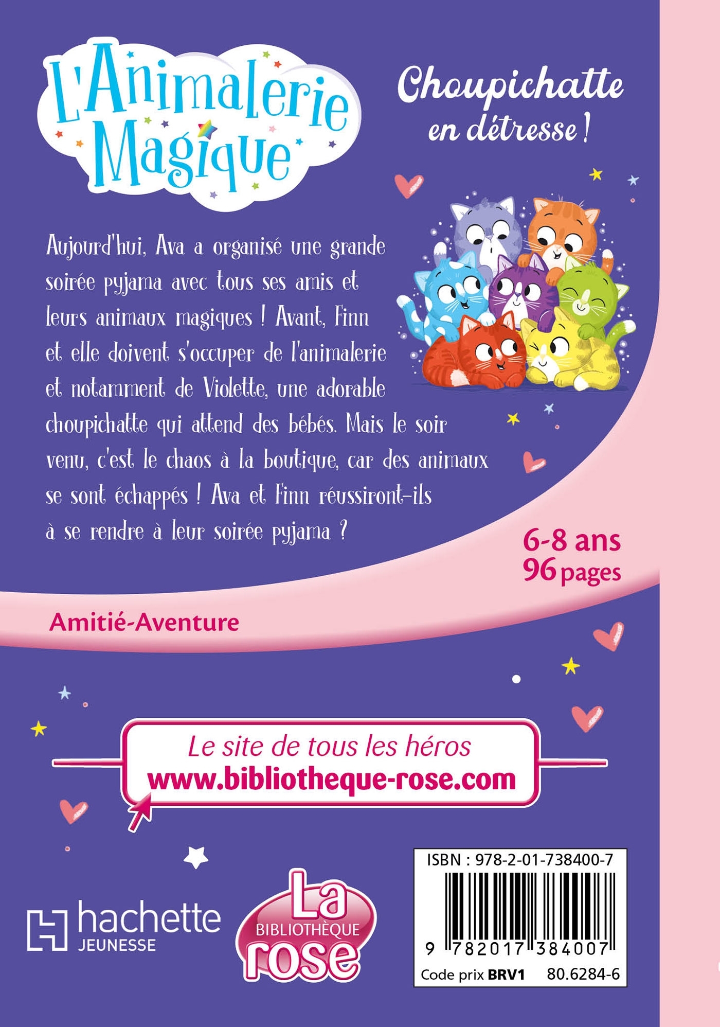 L'Animalerie magique, Tome 02 - Choupichatte en détresse - Matilda Rose - HACHETTE JEUN.