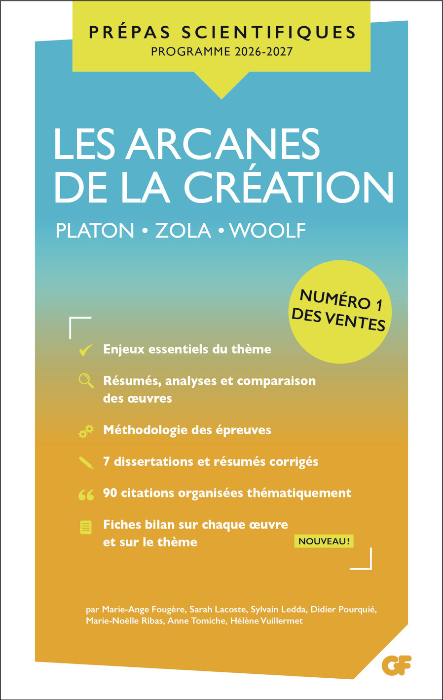 Les arcanes de la création - Prépas scientifiques 2026-2027 -  Collectif - FLAMMARION
