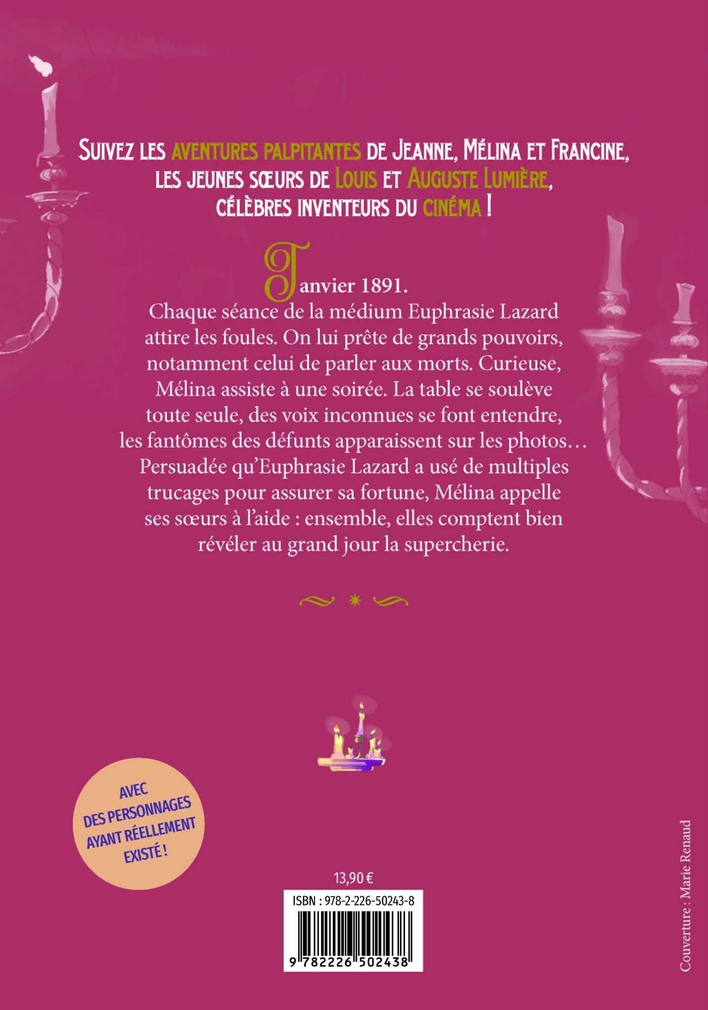 Les Enquêtes des soeurs Lumière - tome 2 - Ficelles et fantômes - Faustina Fiore, Pierre Druart - ALBIN MICHEL