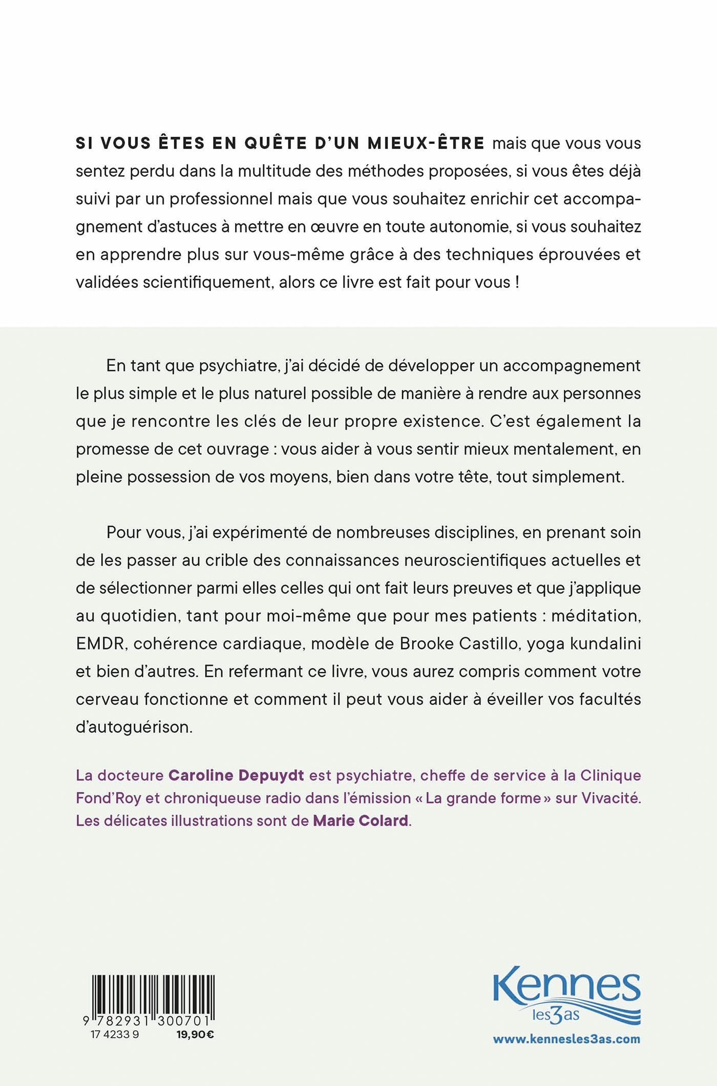 Bien dans ma tête grâce aux neurosciences - Caroline Depuydt - KENNES LES 3 AS