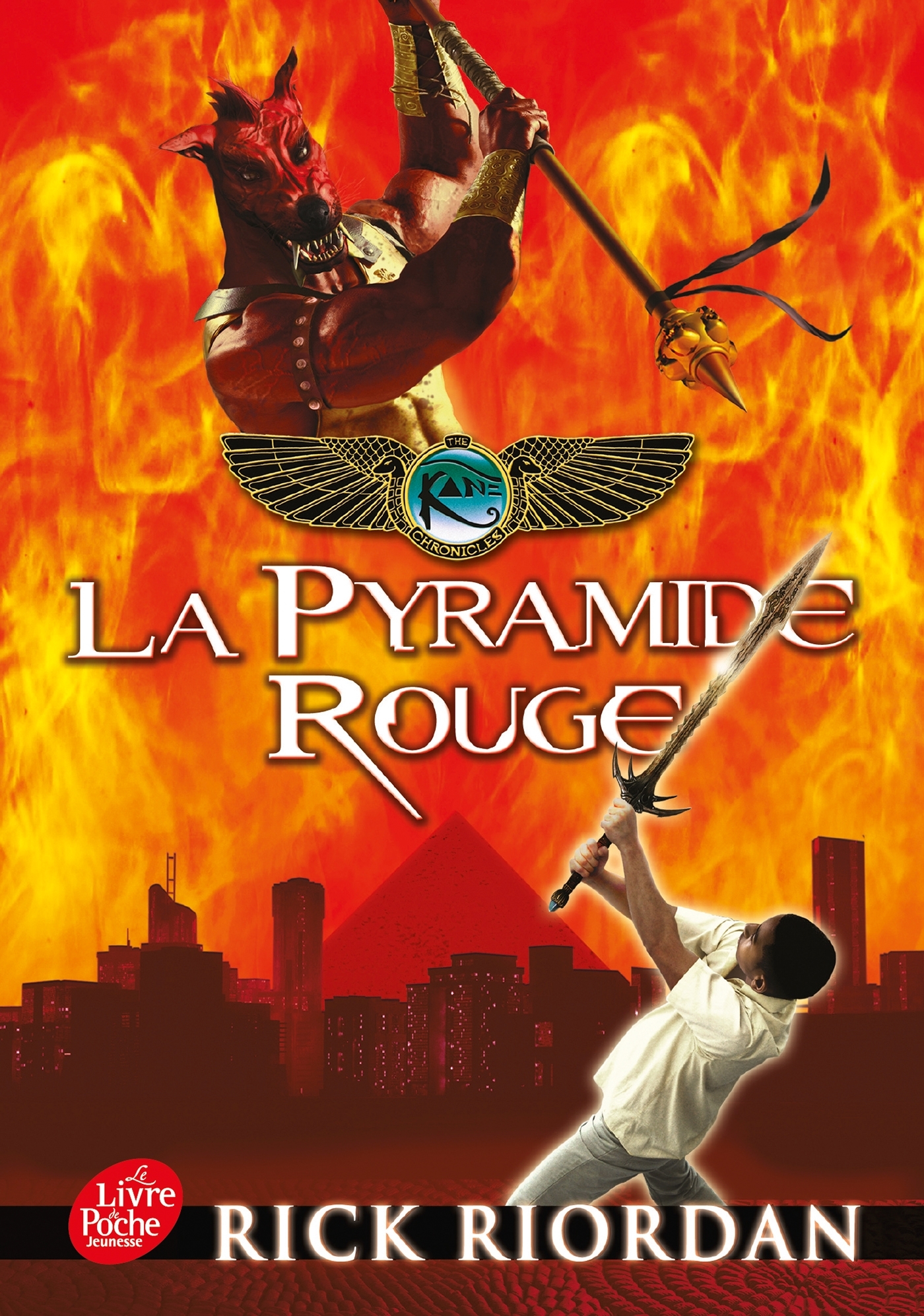 Kane Chronicles - Tome 1 - La pyramide rouge - Rick Riordan - POCHE JEUNESSE