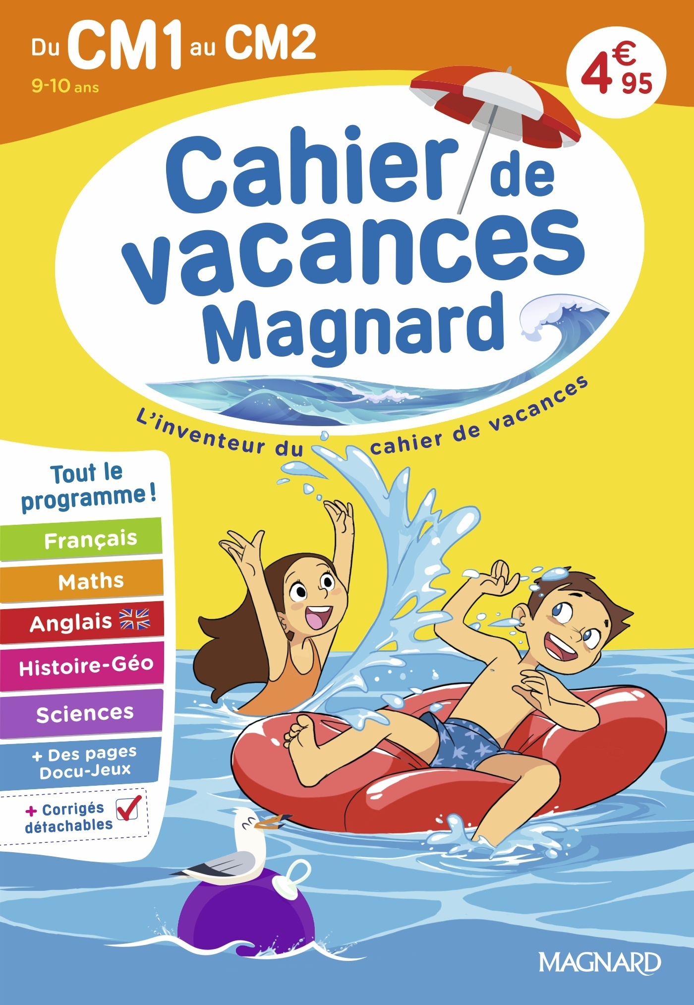 Cahier de vacances 2026, du CM1 vers le CM2 9-10 ans - Bernard Semenadisse, Alain Charles - MAGNARD