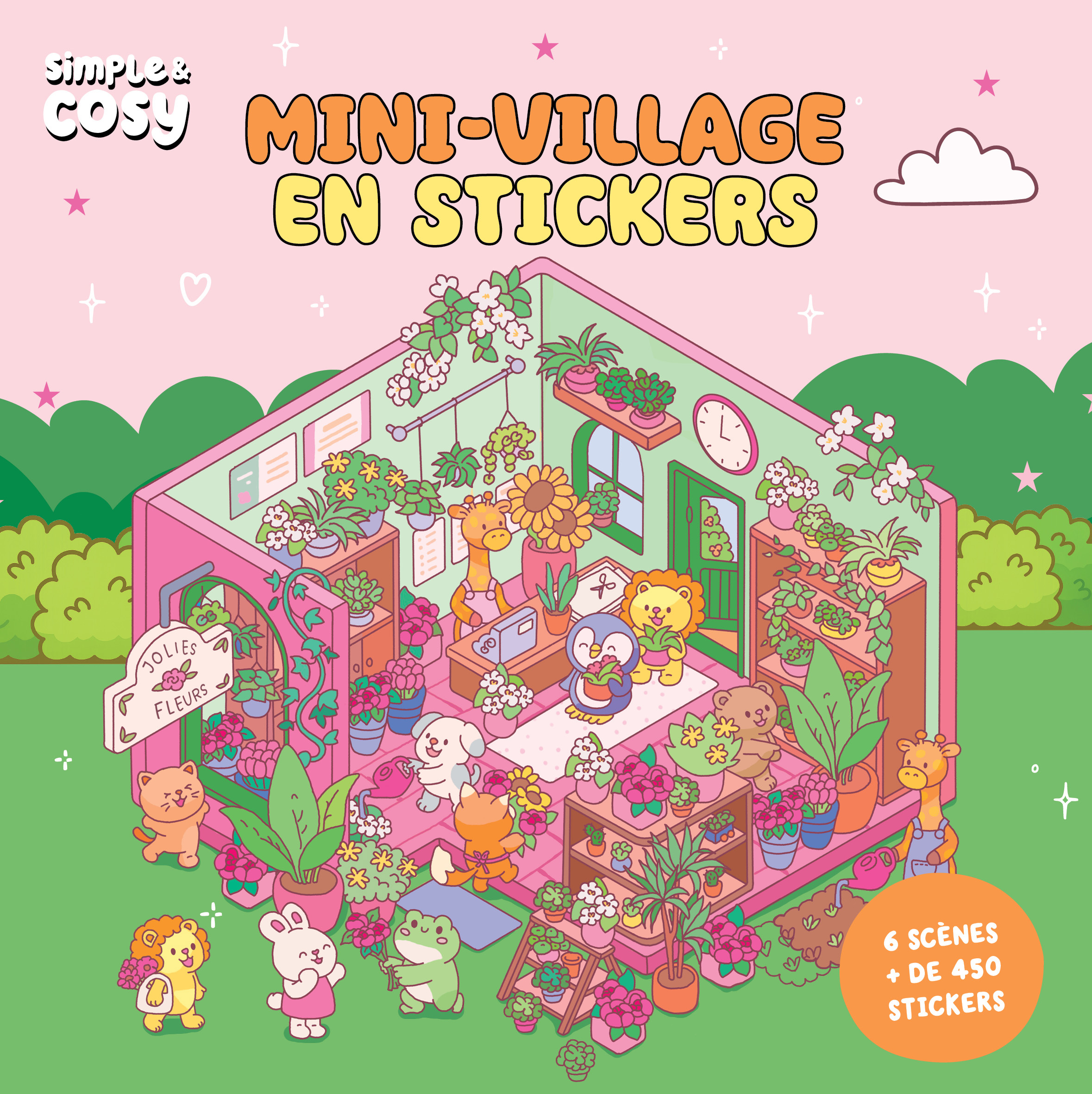 Simple et cosy - Mini village en stickers -  - FLEURUS
