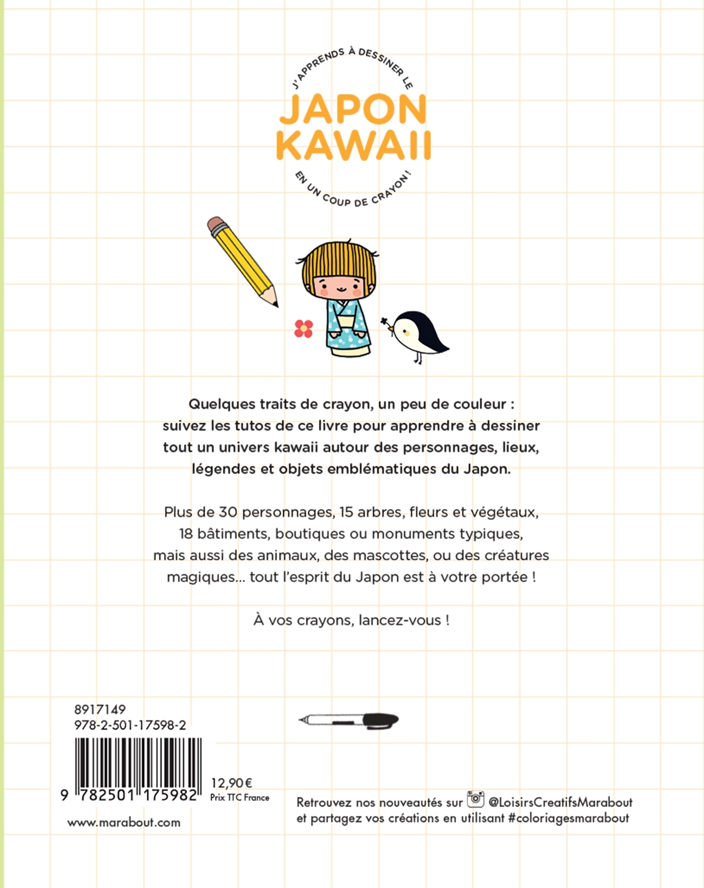 J'apprends à dessiner le Japon kawaii - Annelore Parot - MARABOUT