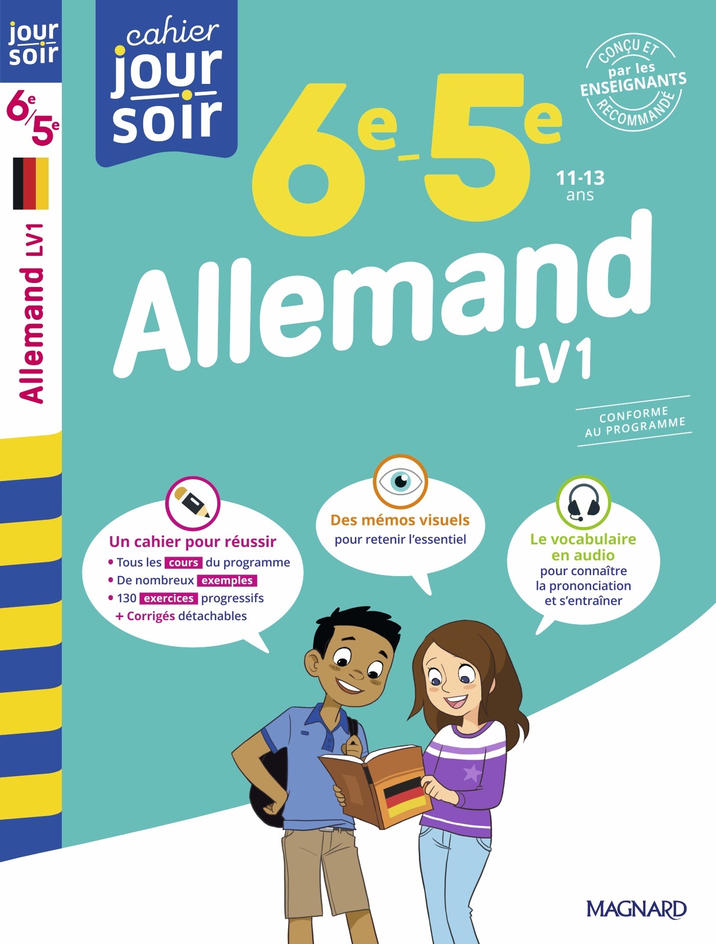 Allemand 6e-5e LV1 - Cahier Jour Soir - Christine Mulliez-Hoppenot - MAGNARD