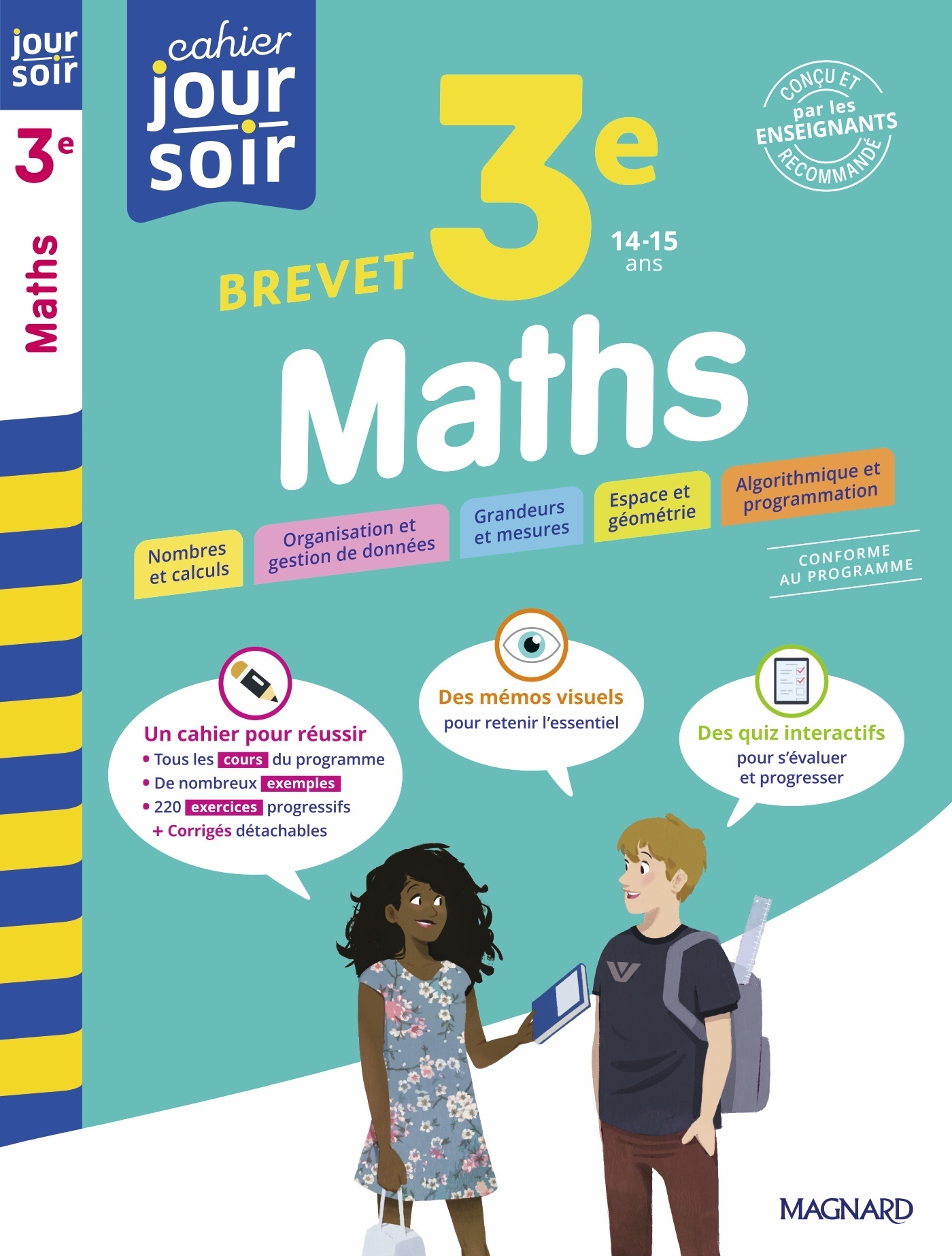 Maths 3e - Cahier Jour Soir - Françoise Peynaud, Annie Le Goff-Grehaigne - MAGNARD