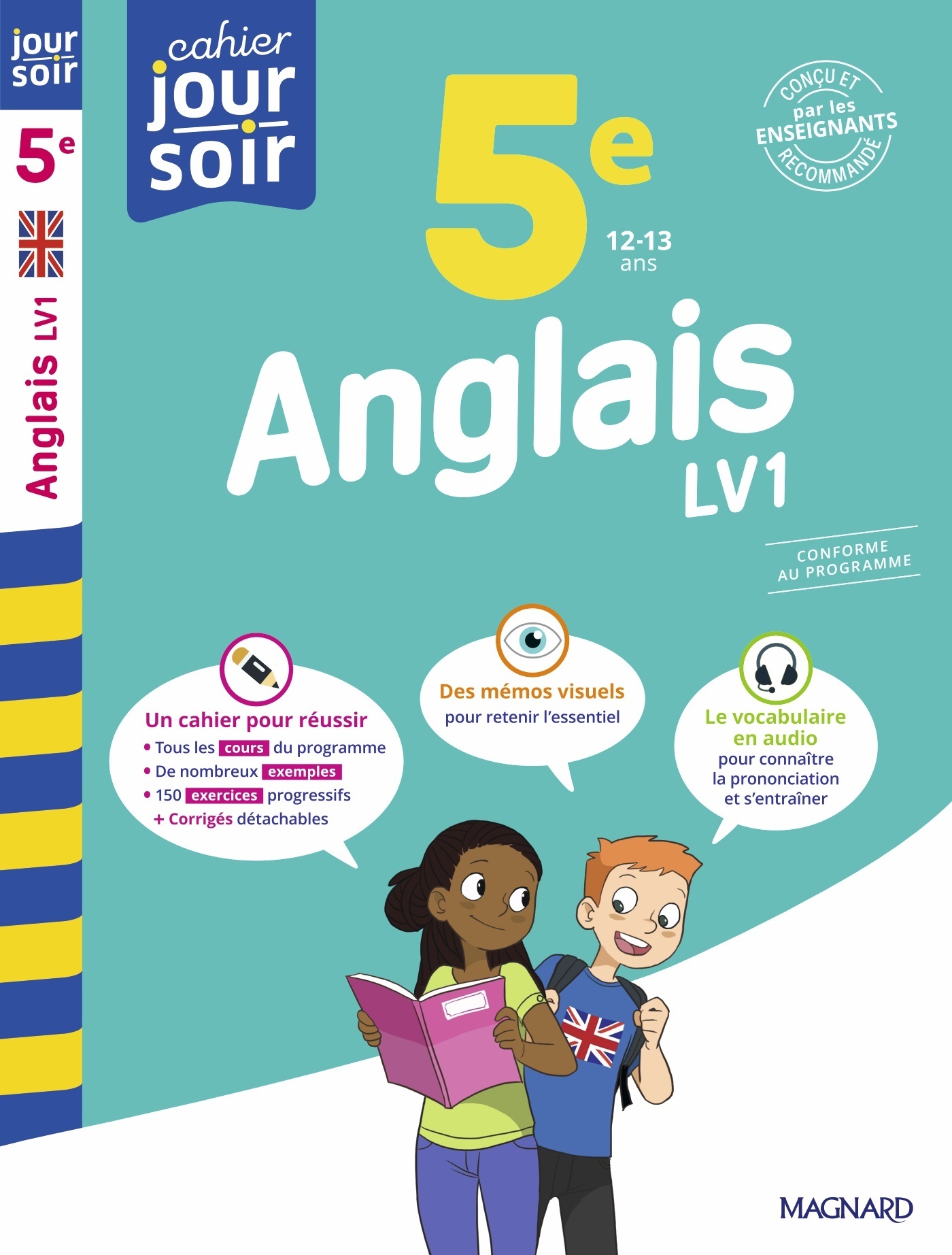 Anglais 5e LV1 - Cahier Jour Soir - Nicole Cureau de Vannoise, Catherine Simon - MAGNARD