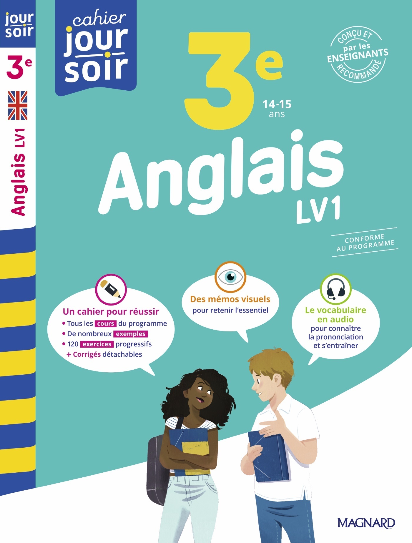 Anglais 3e LV1 - Cahier Jour Soir - Nicole Cureau de Vannoise - MAGNARD