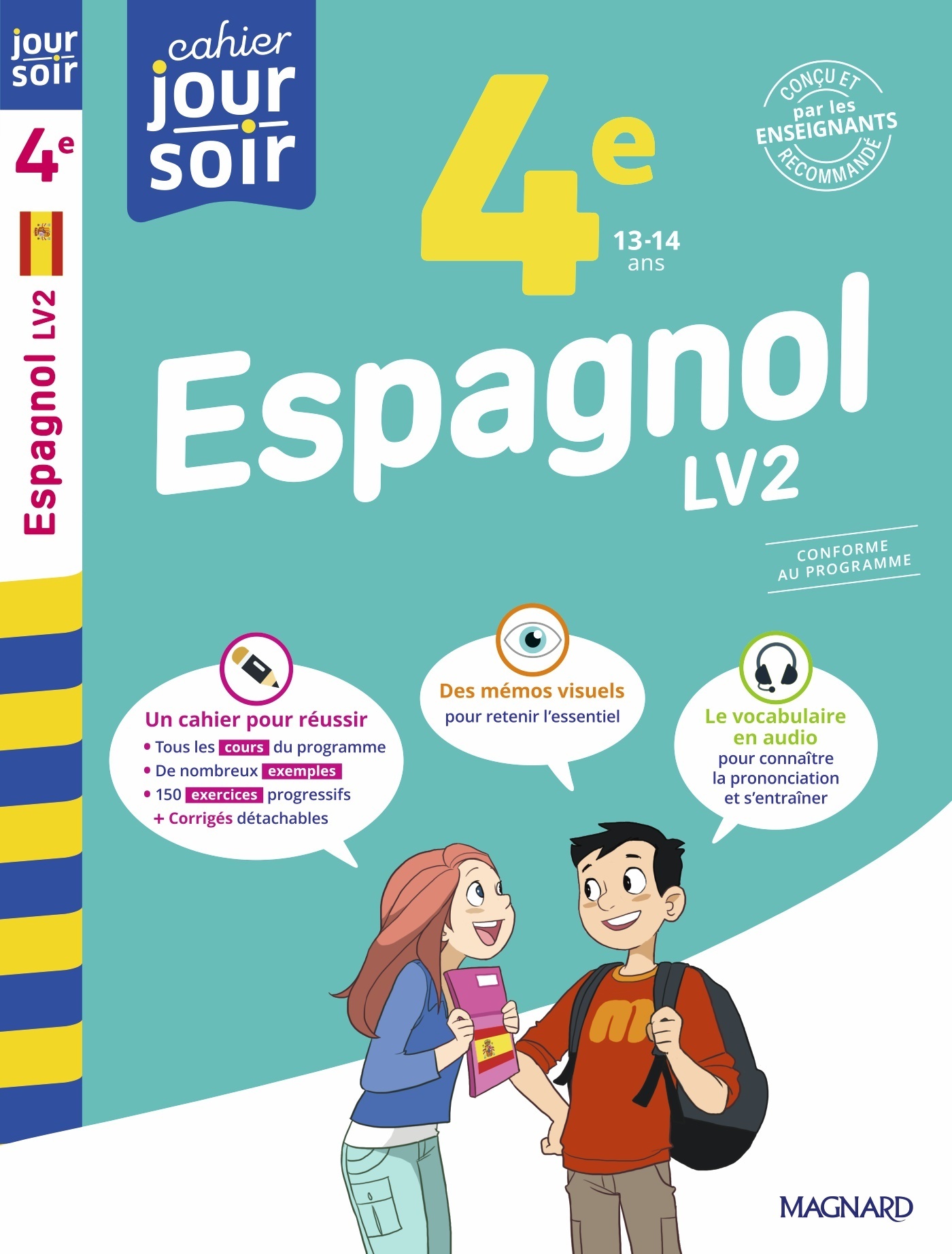 Espagnol 4e LV2 - Cahier Jour Soir - Nieves Ciria-Ménard - MAGNARD