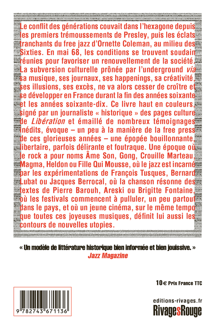 La France Underground - Serge Loupien - RIVAGES