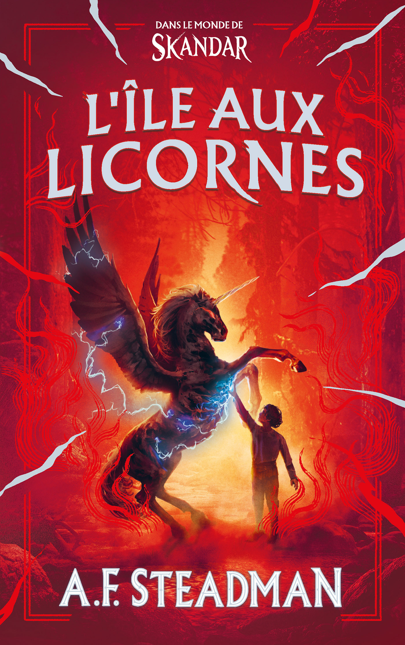 Dans le monde de Skandar - L'Île aux licornes - A.F. Steadman - HACHETTE ROMANS