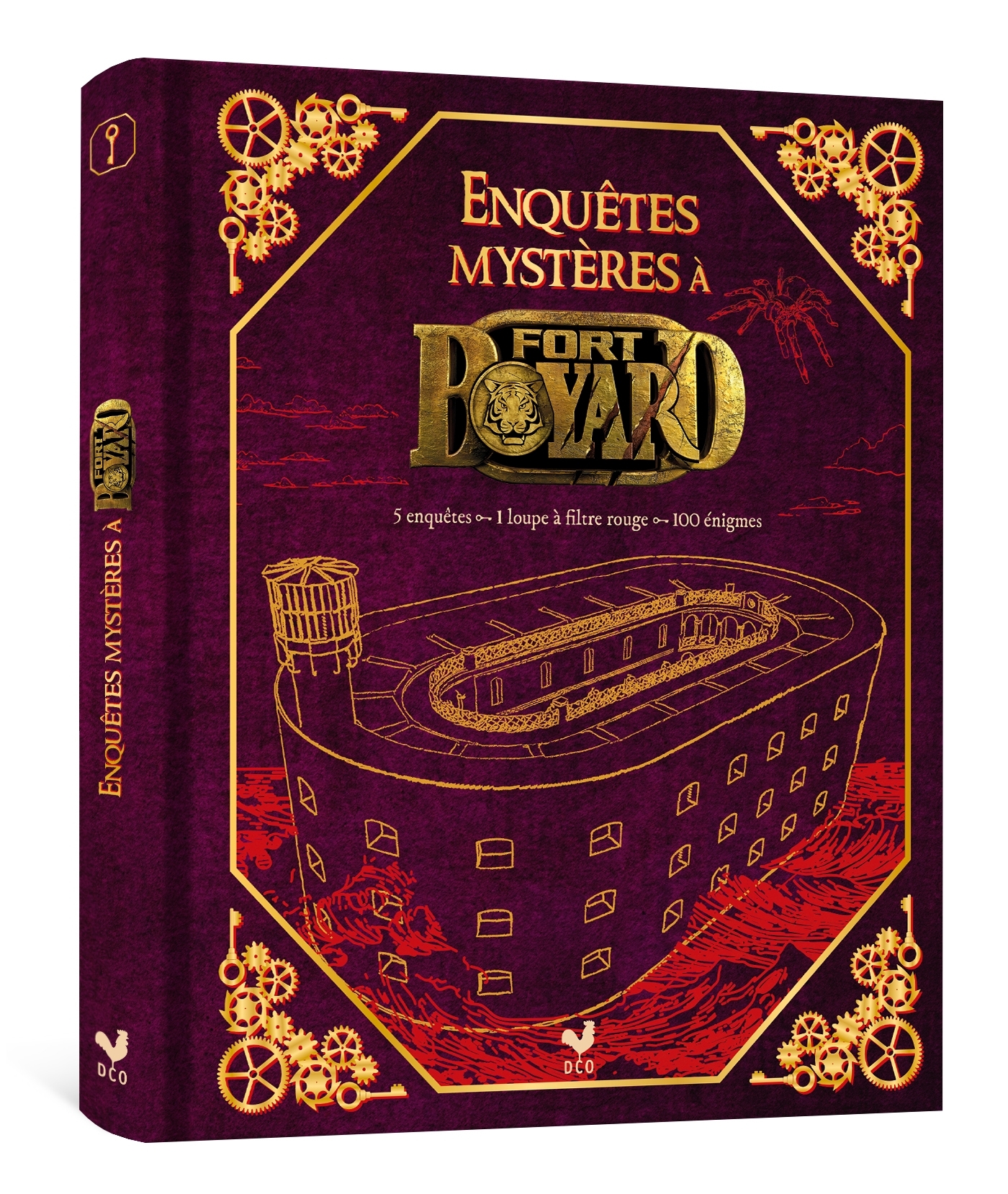 Enquêtes mystères à Fort Boyard - avec filtre rouge - Sandra Collet - DEUX COQS D OR