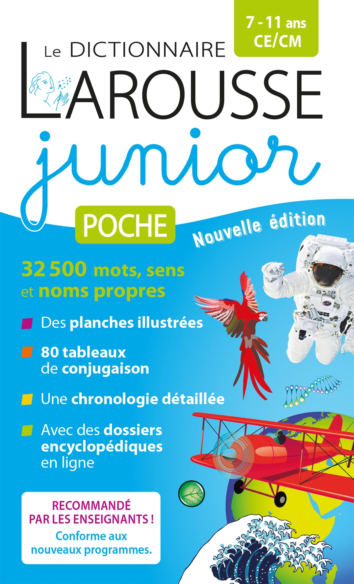 Le dictionnaire Larousse Junior poche - 7/11 ans - CE/CM -   - LAROUSSE