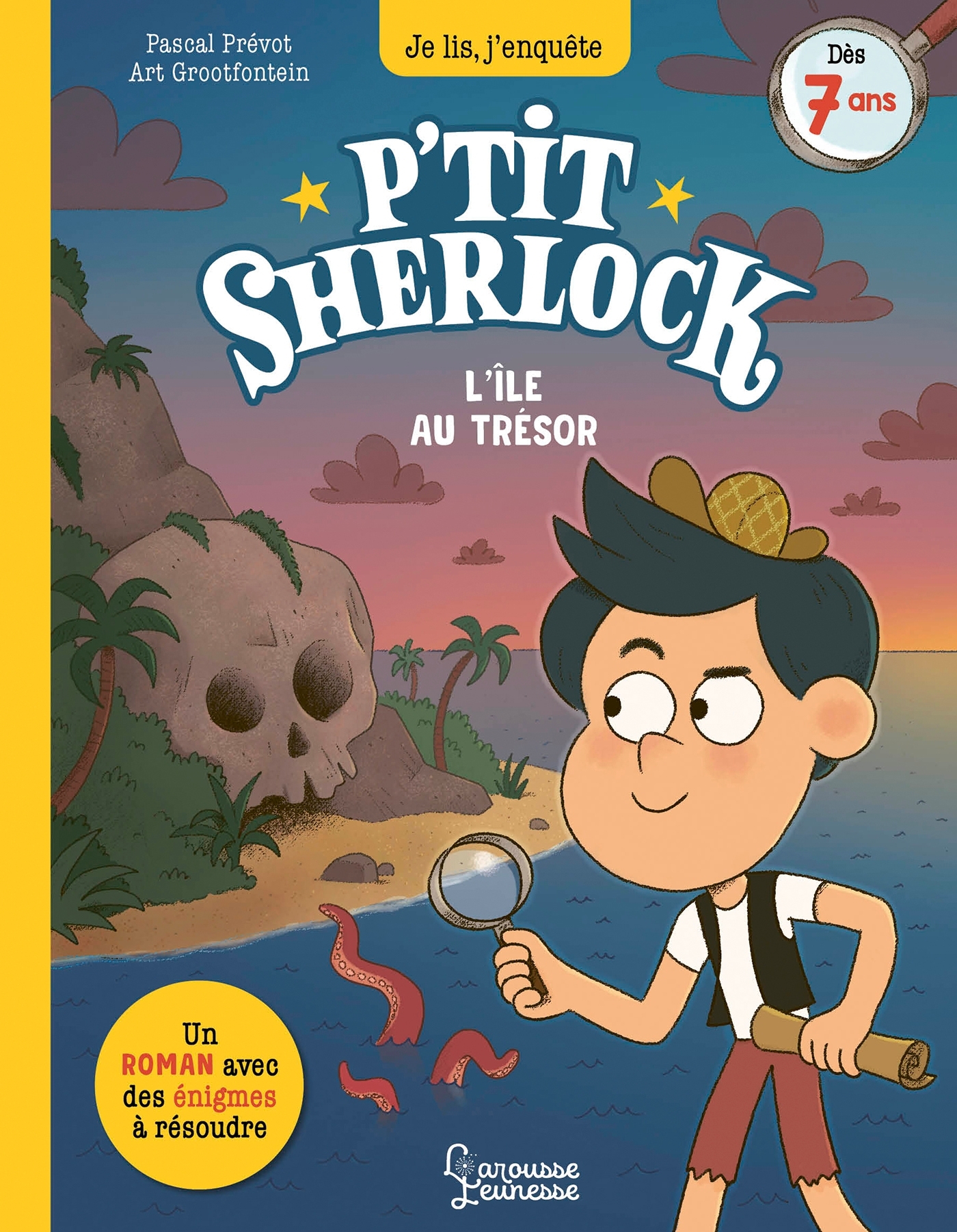 P'tit Sherlock L'île au trésor - Pascal Prévôt - LAROUSSE