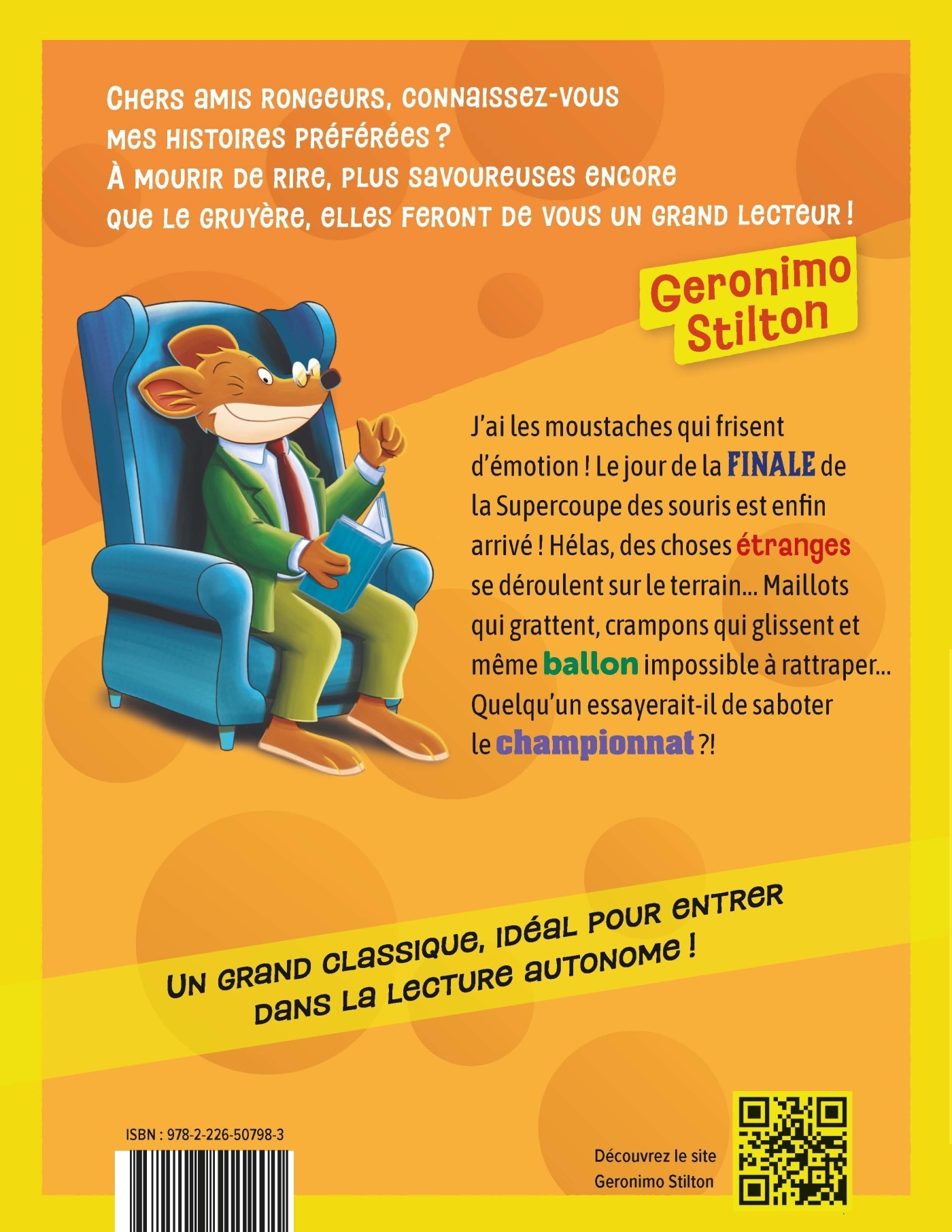 Mes histoires préférées - Finale de foot à Sourisia - Geronimo Stilton - ALBIN MICHEL