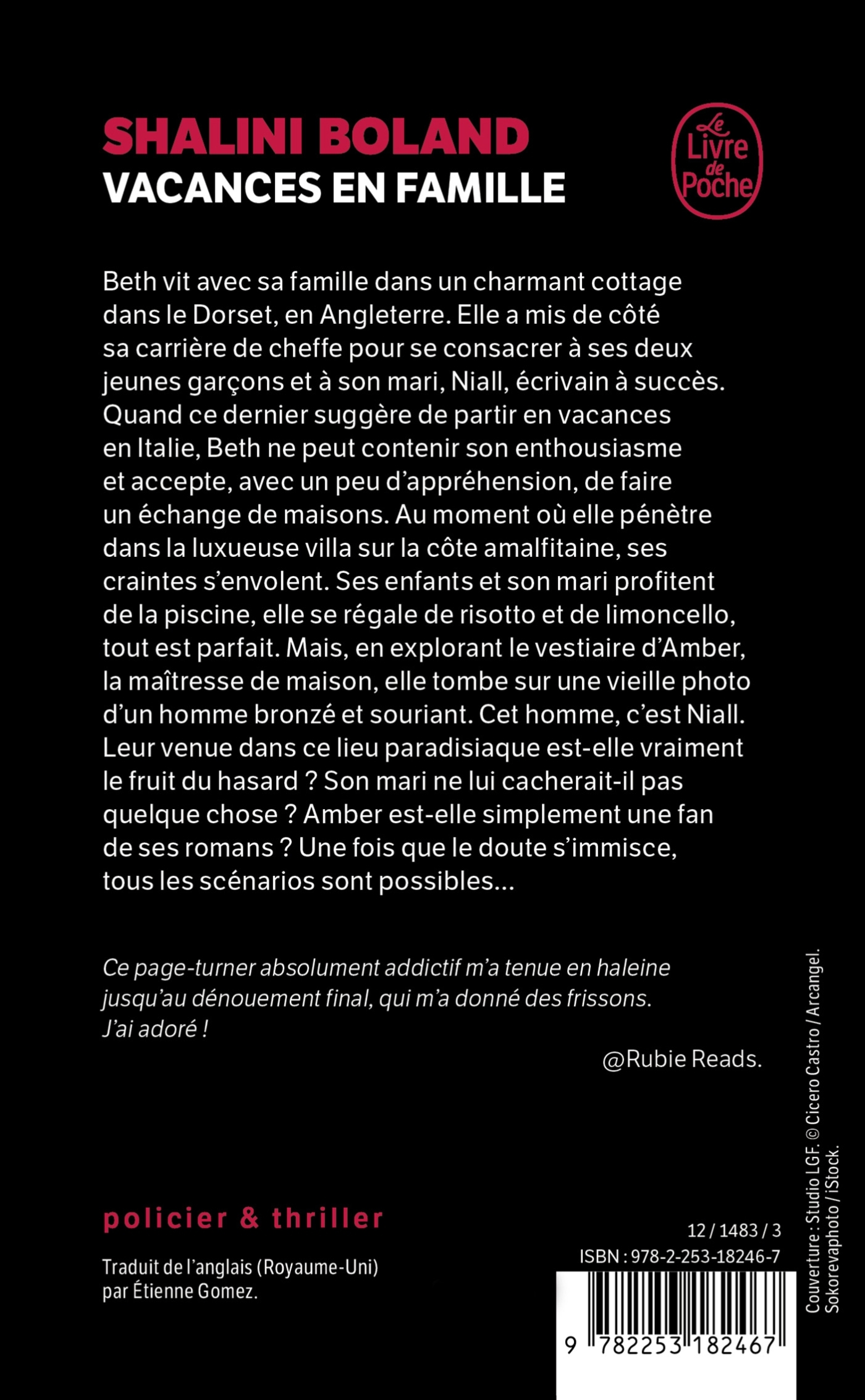 Vacances en famille - Shalini Boland - LGF