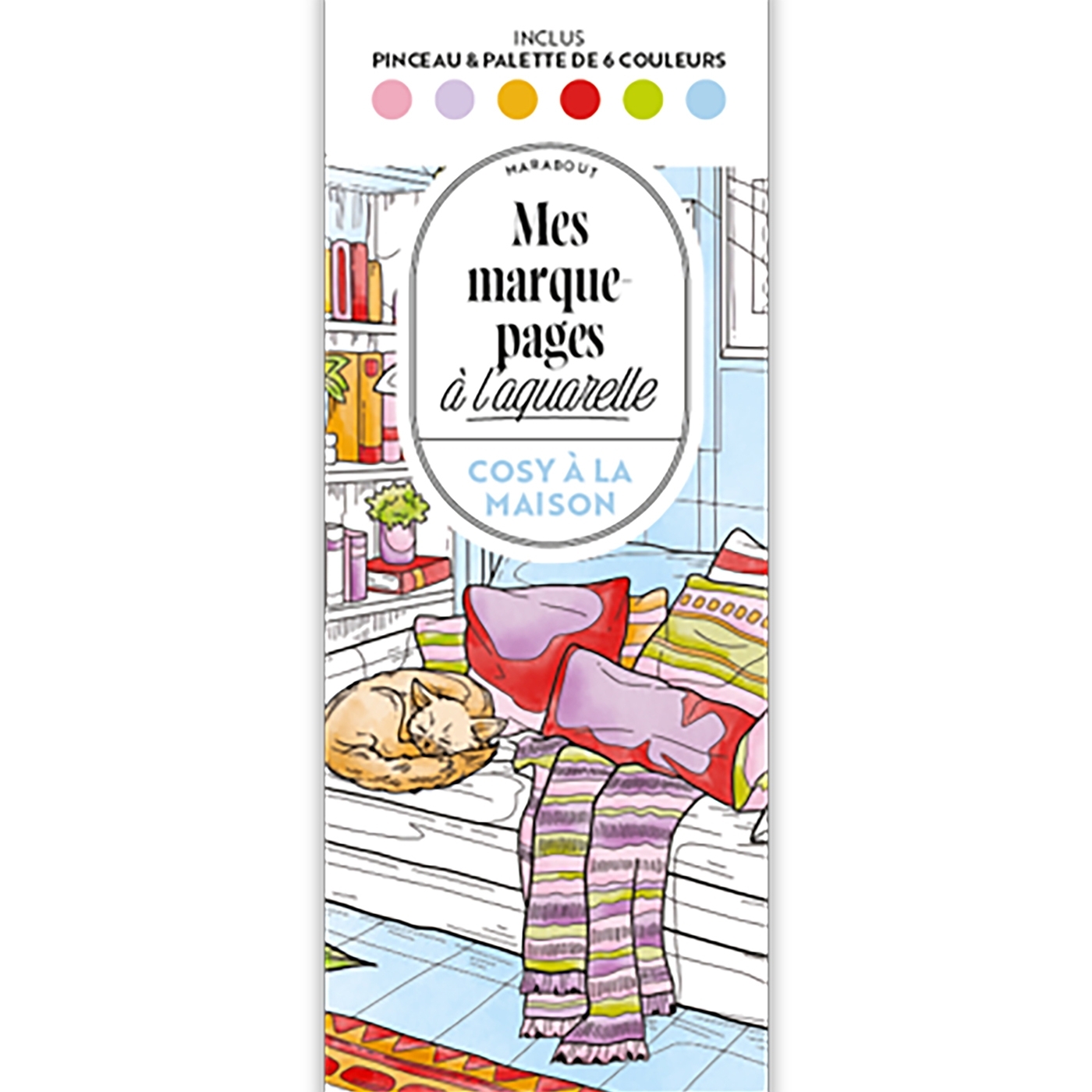 Mes marque-pages à l'aquarelle - Cosy à la maison - ERICK ALEXANDERSON ROSAS,   - MARABOUT