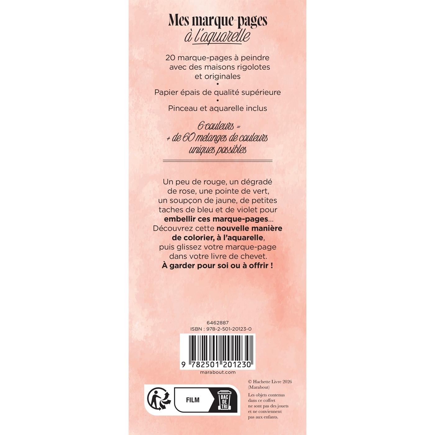 Maison de poupée - Mes marque-pages à l'aquarelle -   - MARABOUT