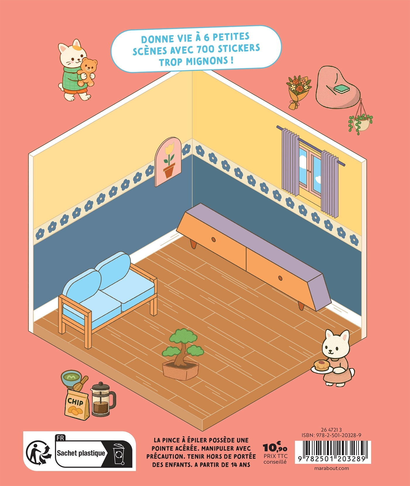 Dimanche cosy - Cute 'n' cosy stickers -  - MARABOUT