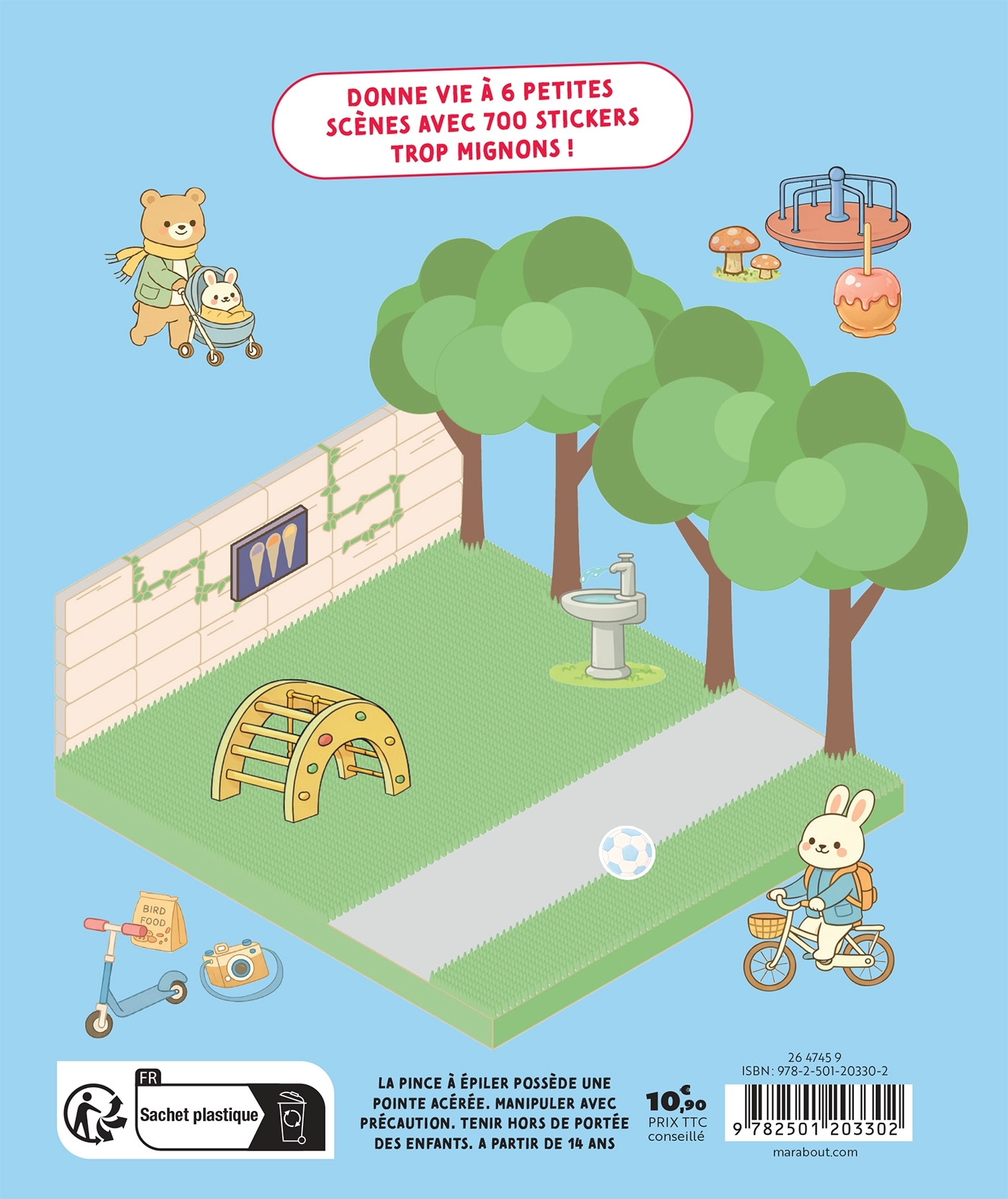 Mon petit parc - Cute 'n' cosy stickers -  - MARABOUT