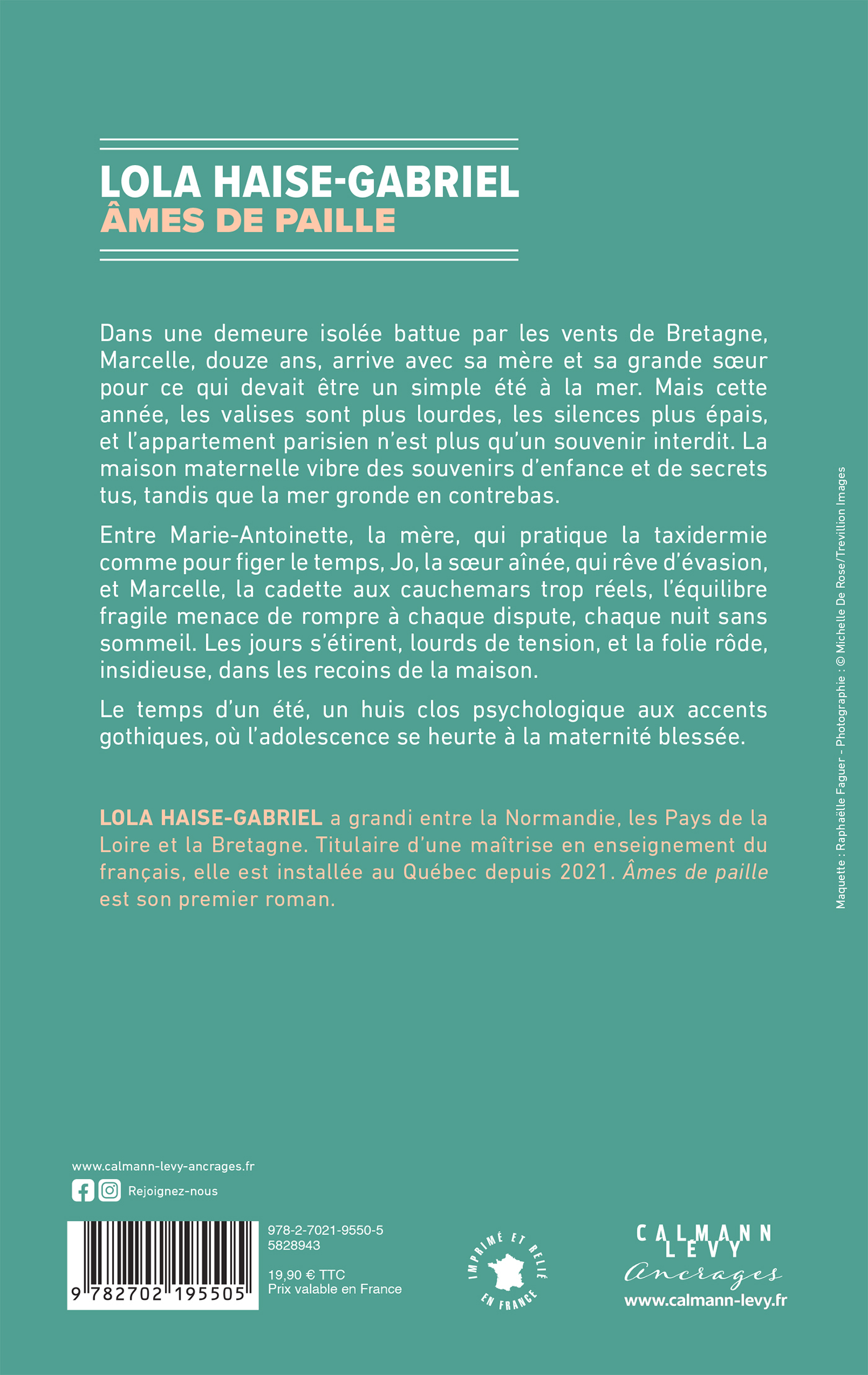 Âmes de paille - LOLA HAISE-GABRIEL - CALMANN-LEVY