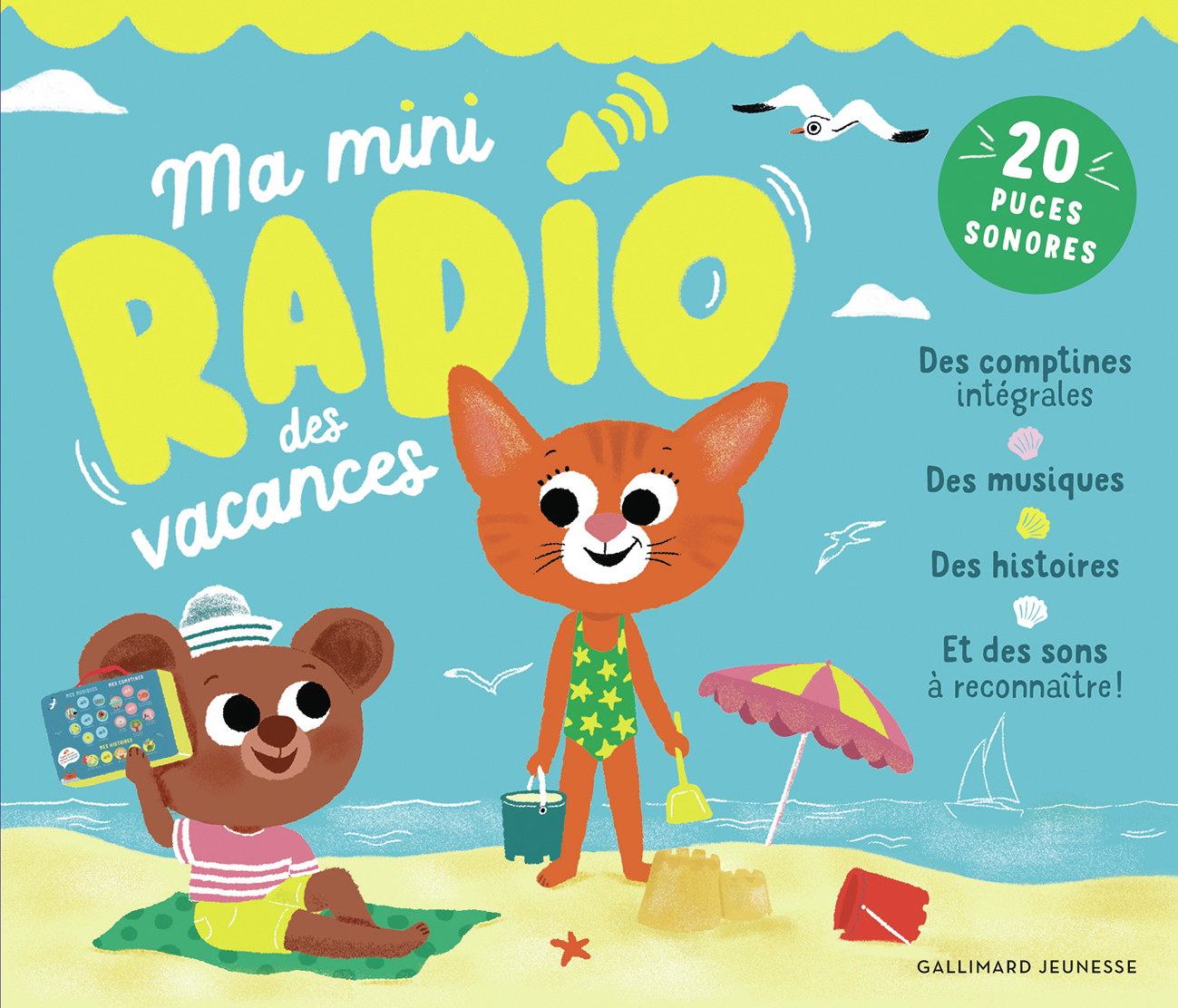 Ma mini-radio des vacances - Marie Leghima - GALLIMARD JEUNE