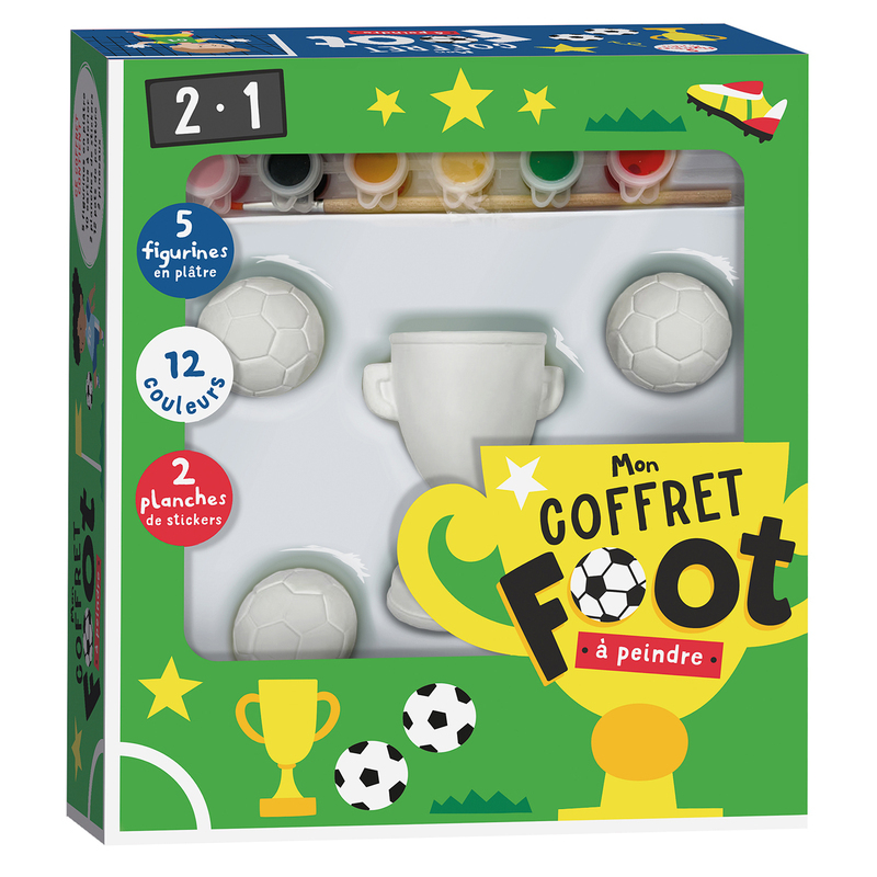 Mon coffret foot à peindre -  Atelier Cloro - 1 2 3 SOLEIL