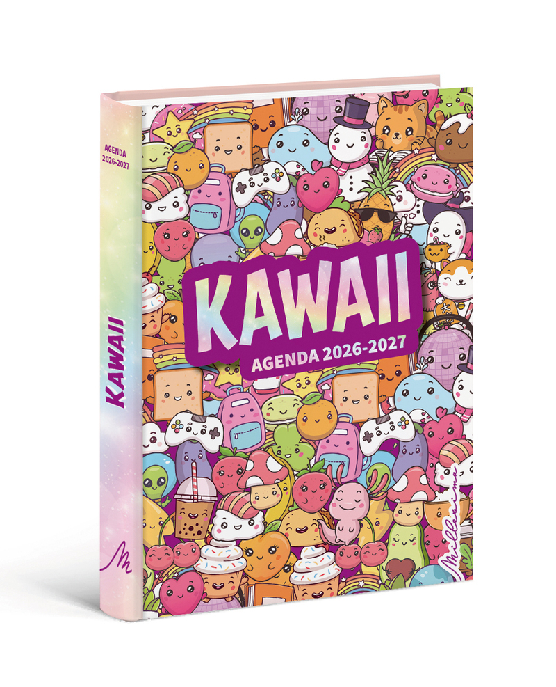 Agenda scolaire 2026-2027 Kawaii -  Collectif - MILLESIMA