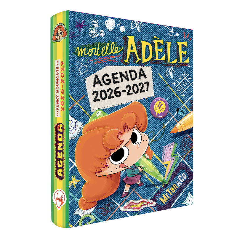 Agenda Scolaire Mortelle Adèle 2026-2027 -  Mr Tan - MR TAN AND CO