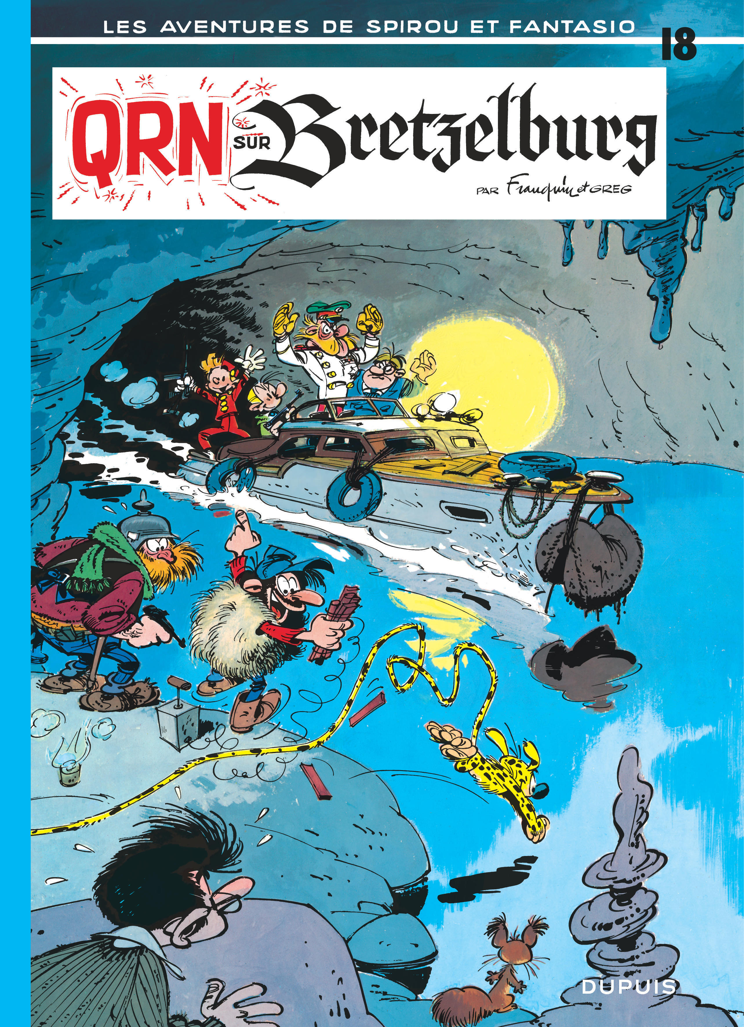 Spirou et Fantasio - Tome 18 - QRN sur Bretzelburg -  FRANQUIN,  Greg - DUPUIS