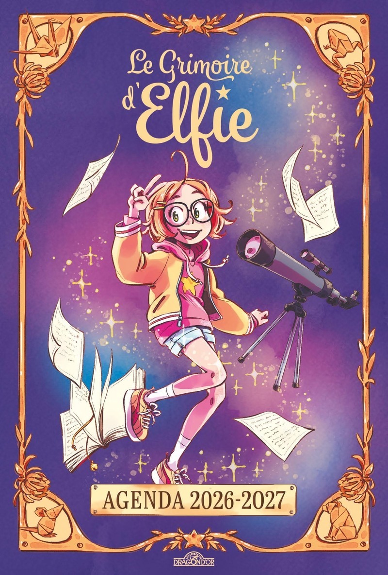Le Grimoire d'Elfie - Agenda 2026-2027 - Stéphanie Go,  Drakoo - DRAGON D OR
