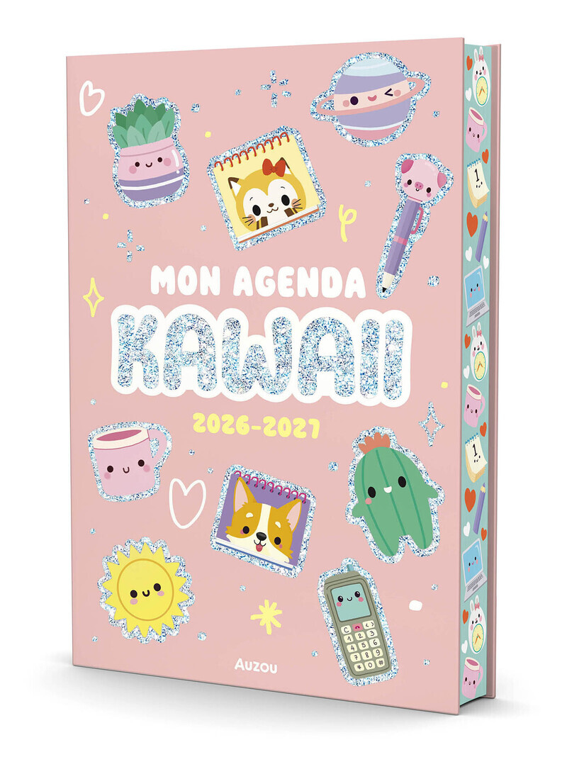 Mon agenda kawaii 2026-2027 -  - AUZOU