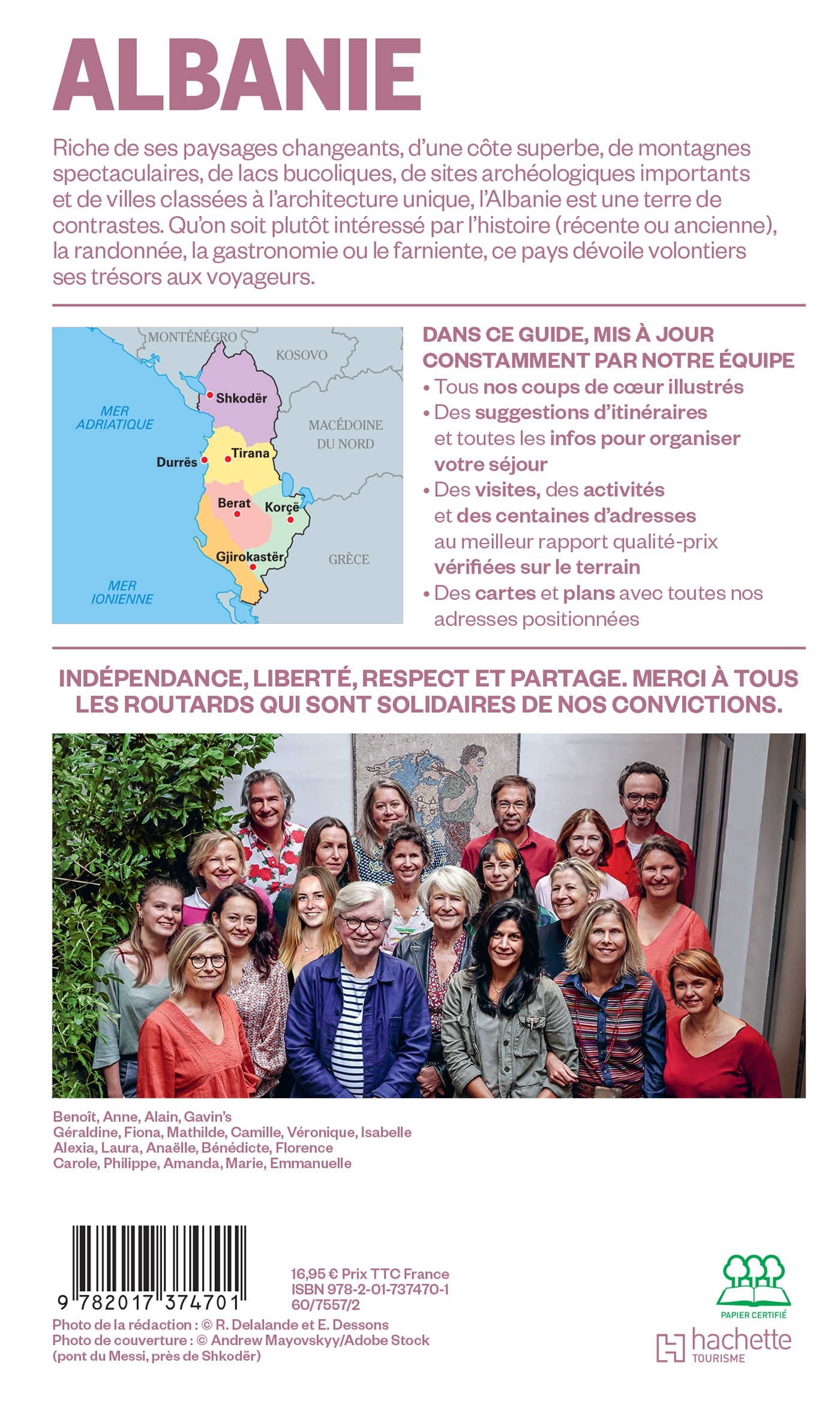 Guide du Routard Albanie 2026/27 -   - HACHETTE TOURI