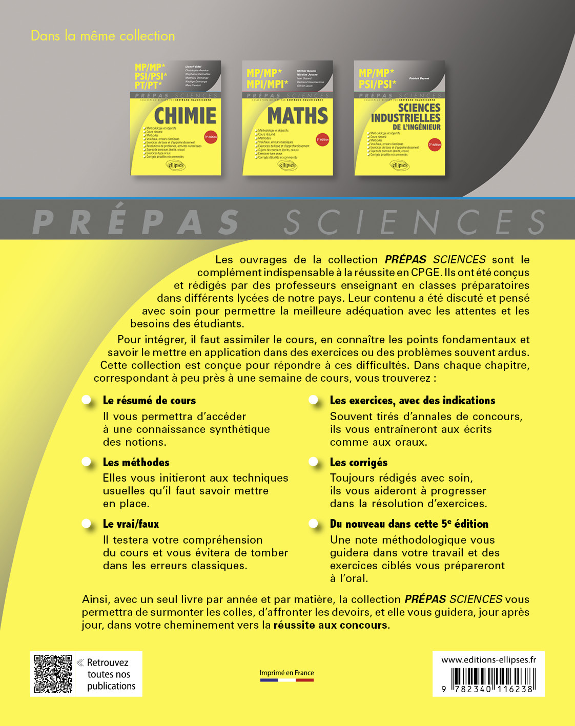 Physique MP/MP* MPI/MPI* - Lionel Vidal, Régis Bourdin, Ludovic Menguy, Vincent Parmentier, Emmanuel Van Brackel, Marc Venturi, Sylvie Zanier, Bertrand Hauchecorne - ELLIPSES