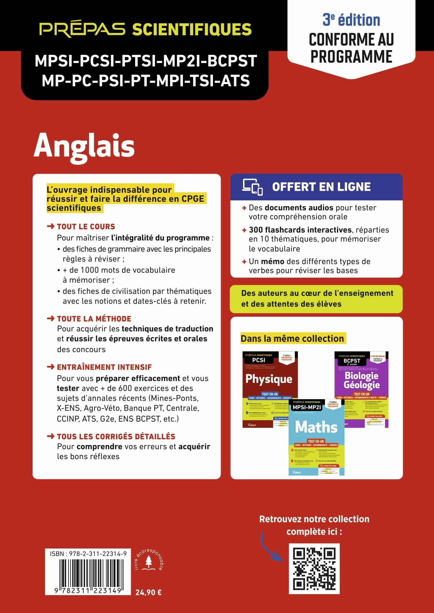 Anglais MPSI - PCSI - PTSI - MP2I - BCPST - MP - PC - PSI - PT - MPI - TSI - ATS - Tout-en-un - Antoine Devin, Sandrine Merle, Franck Nebeker - VUIBERT
