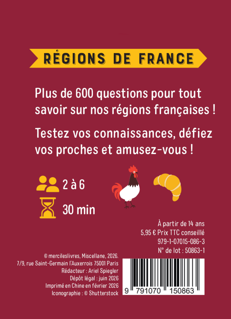 Festi'Jeux - Régions de France -  Collectif - MERCILESLIVRES