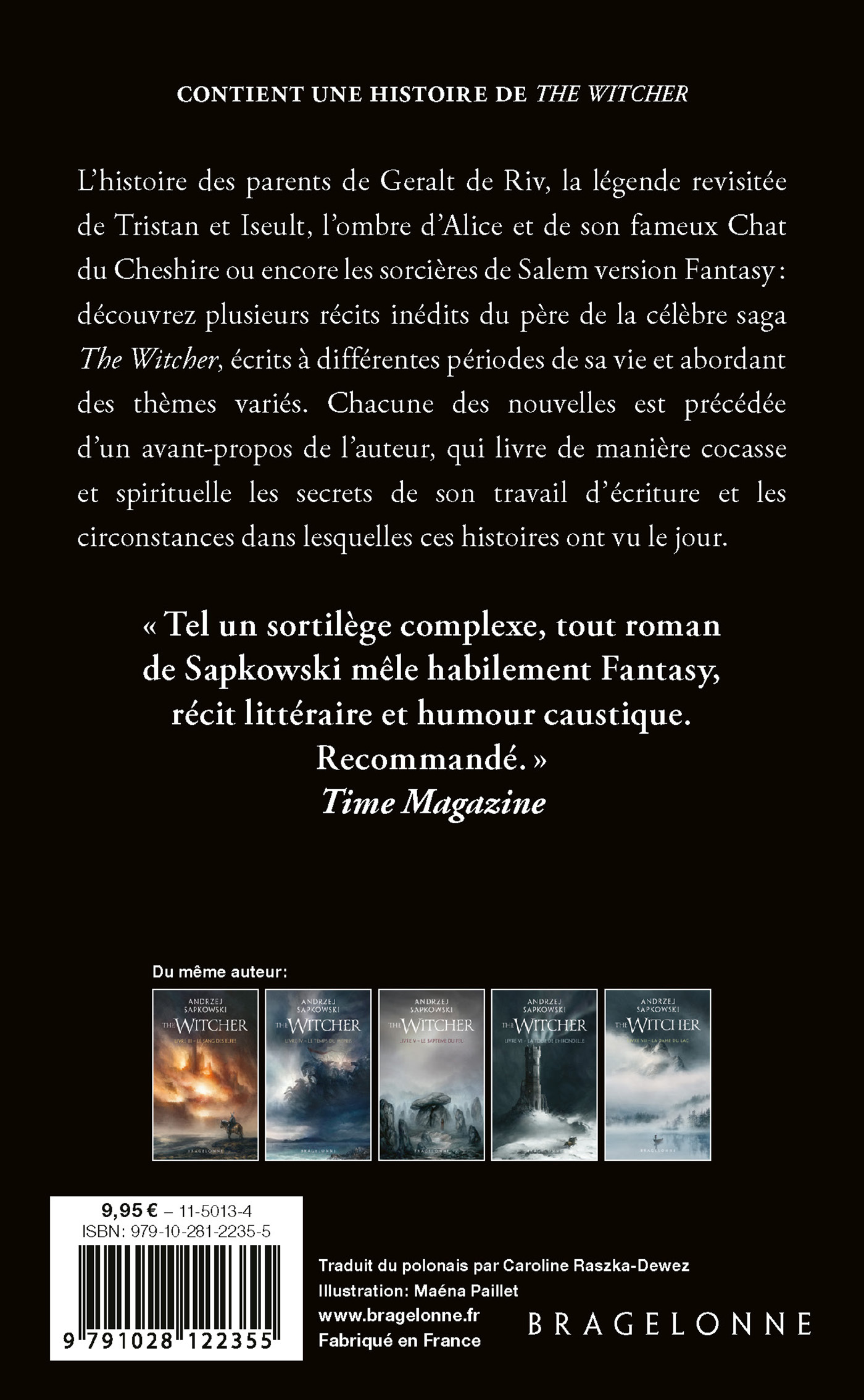 La Route d'où l'on ne revient pas et autres récits - Andrzej Sapkowski - BRAGELONNE