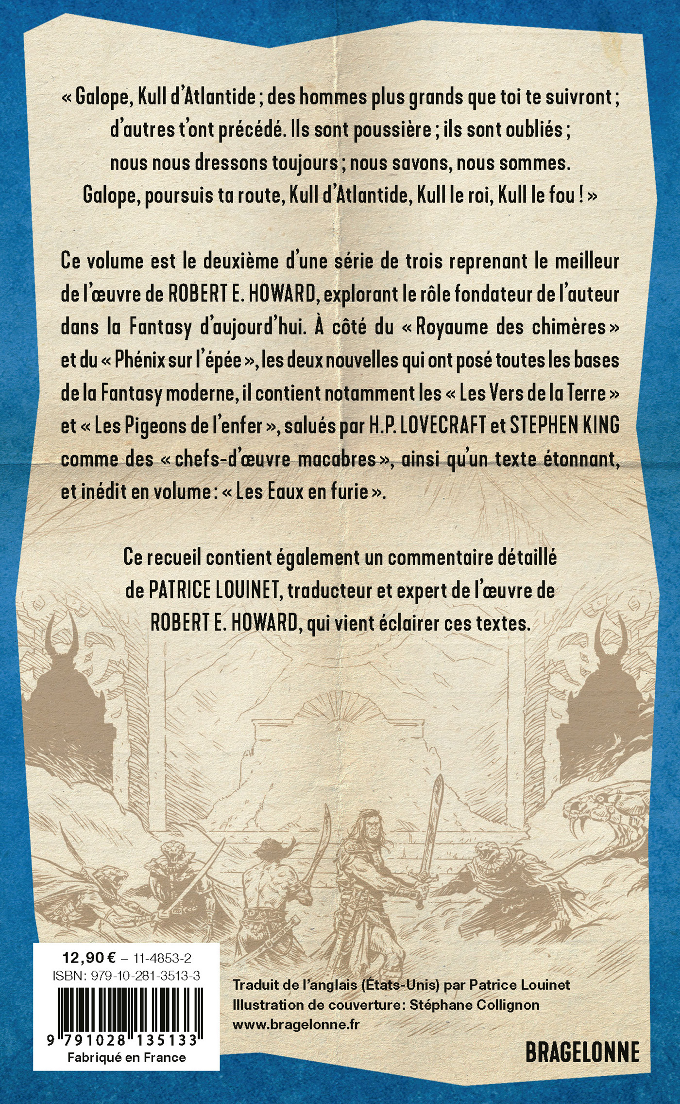 Le meilleur de Robert E. Howard, T2 : Le Royaume des Chimères - Robert E. Howard - BRAGELONNE