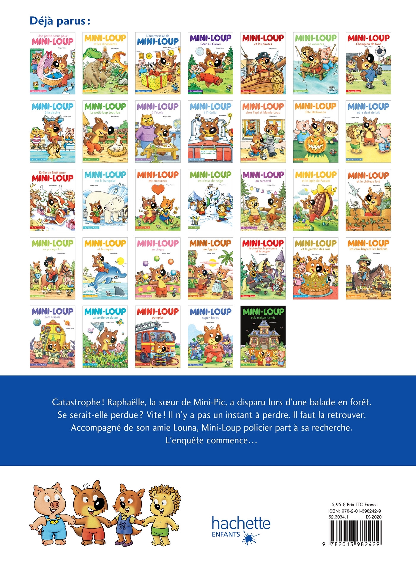 Mini-Loup policier - MATTER PHILIPPE - HACHETTE ENFANT